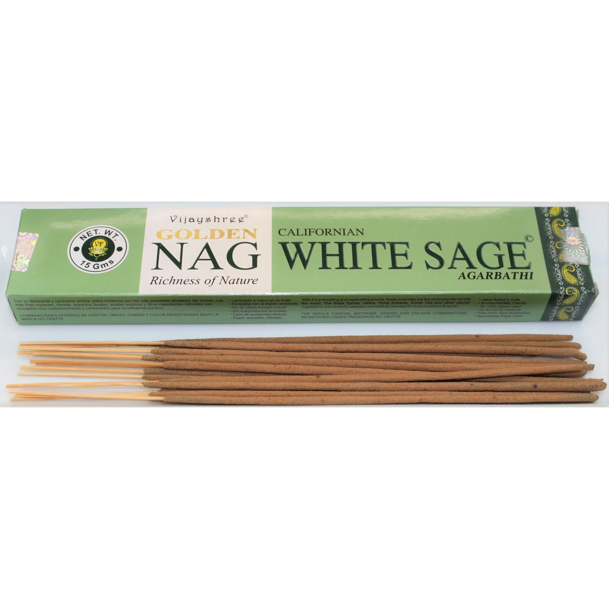 Vijayshree - Golden Nag White Sage