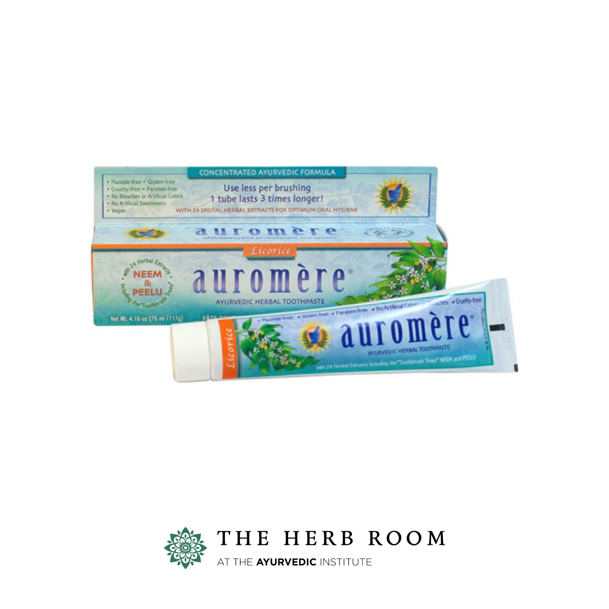 Auromere Toothpaste Classic Licorice (4.16 oz)