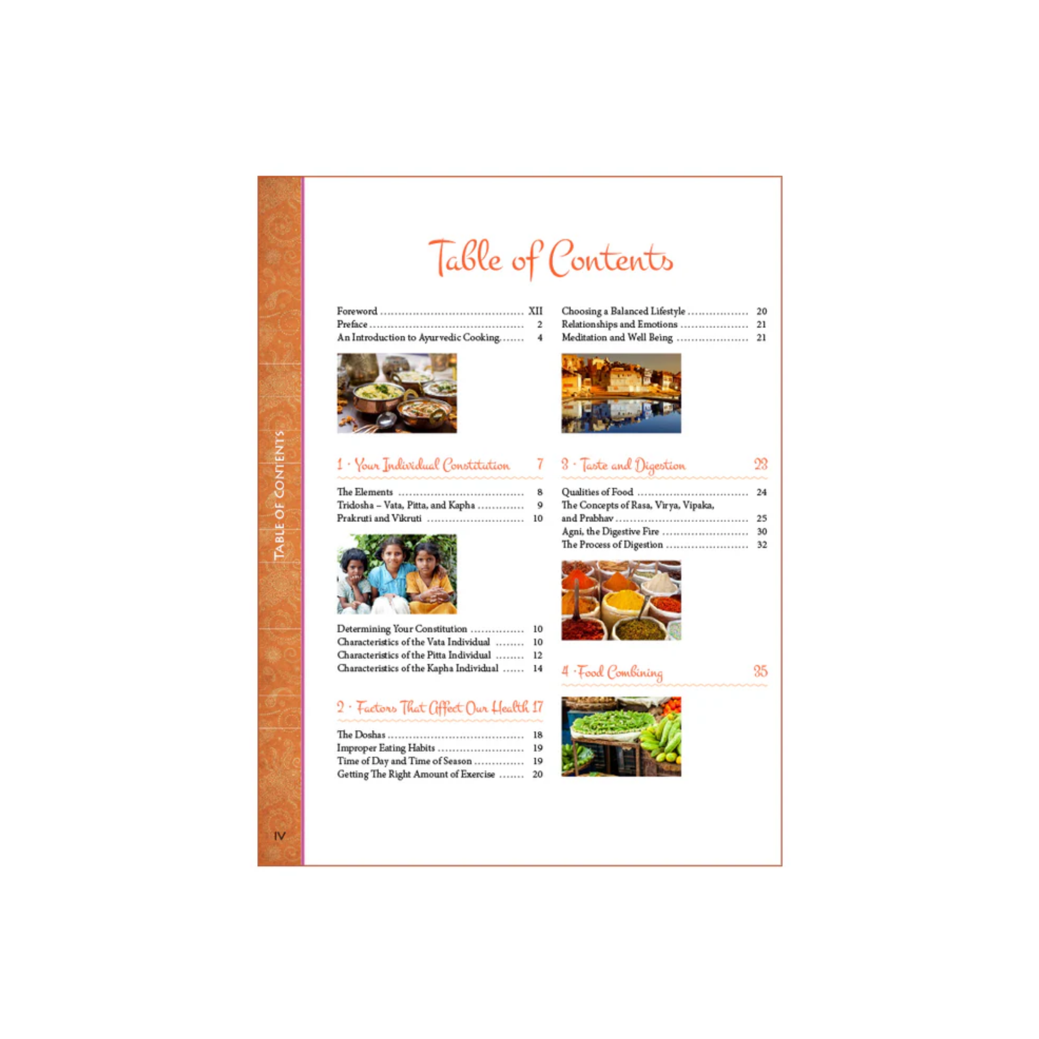 Ayurvedic Cooking for Self Healing Hard Cover by Dr. Vasant Lad and Usha Lad