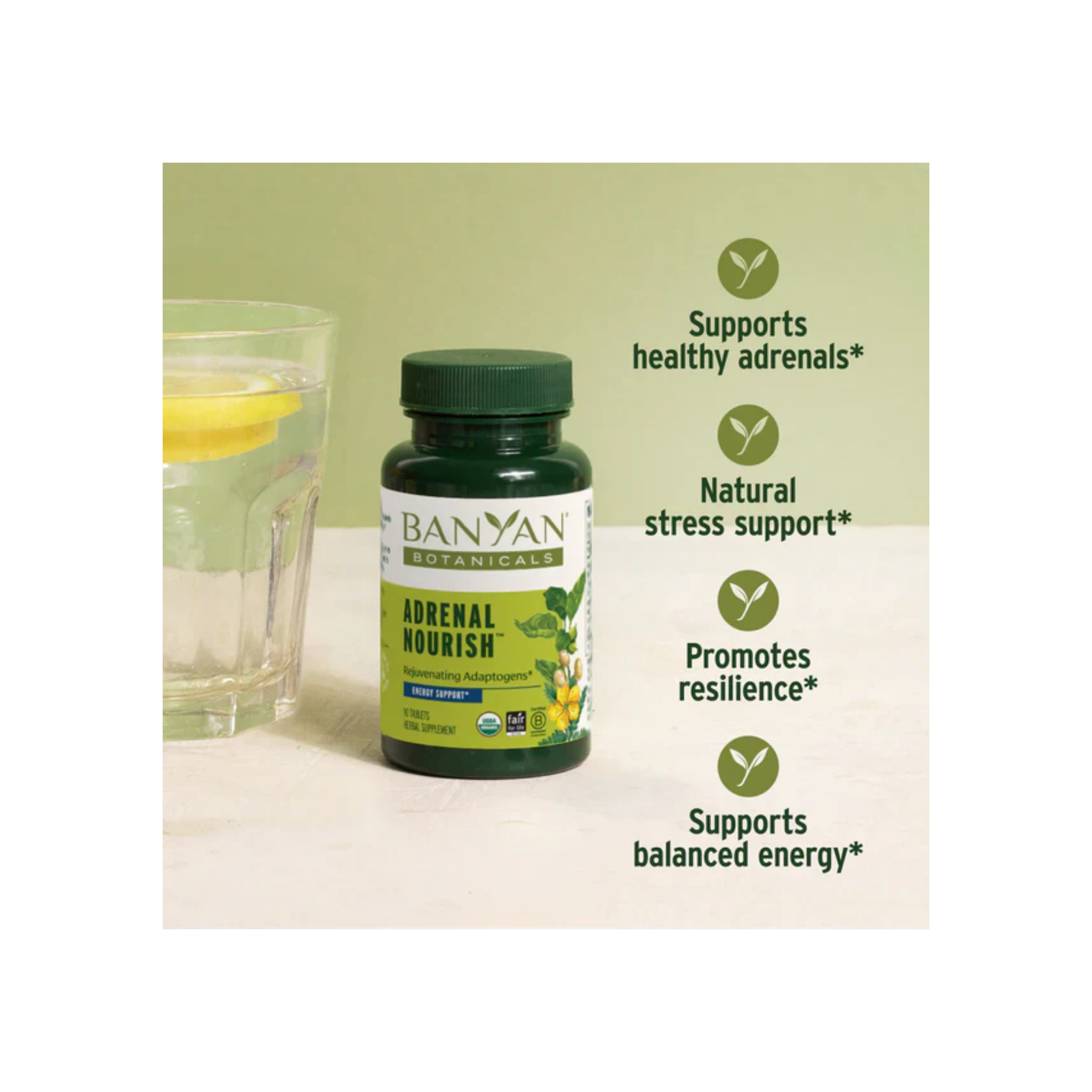 Banyan Botanicals Adrenal Nourish Tablets