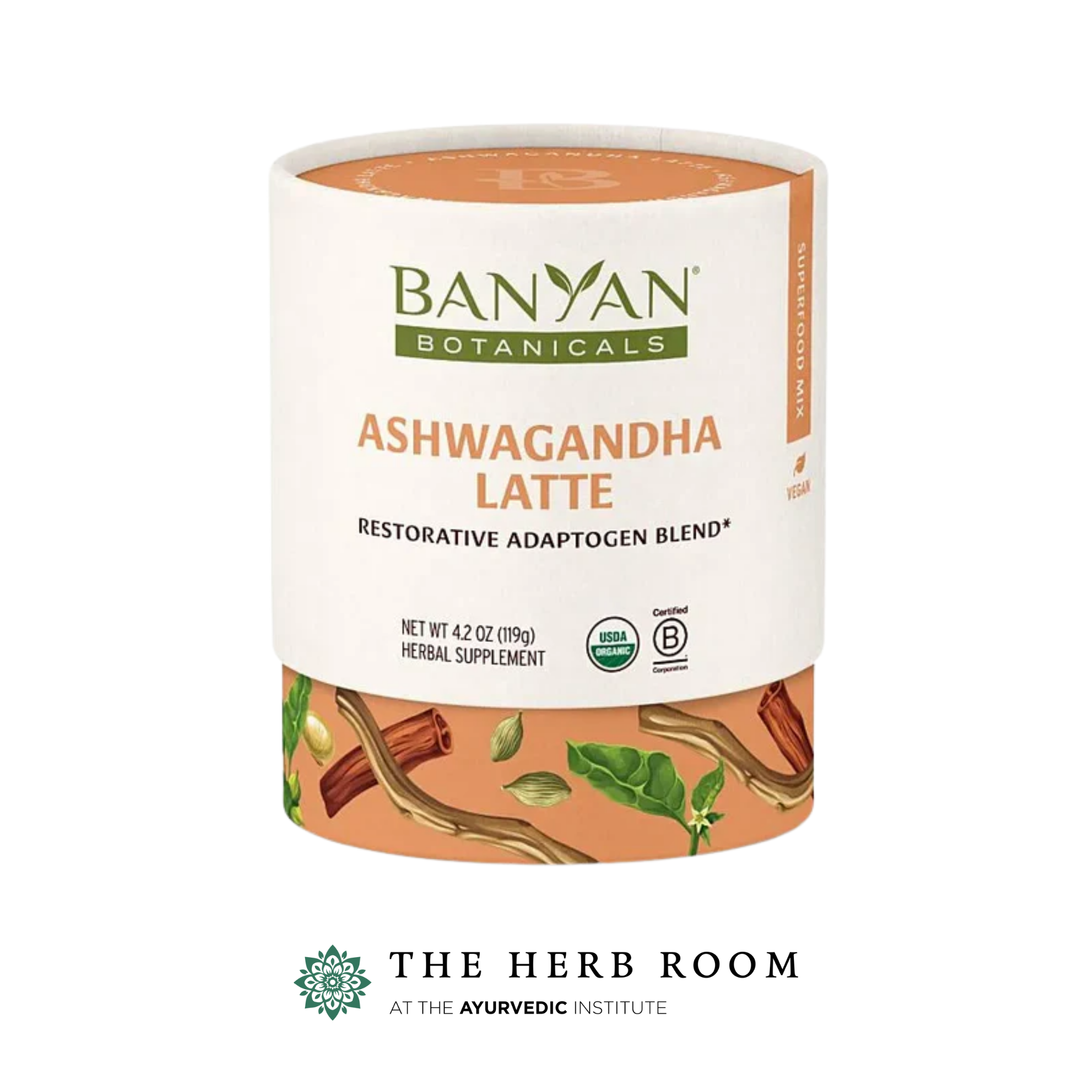 Banyan Botanicals Ashwagandha Latte Mix (4.2 oz)
