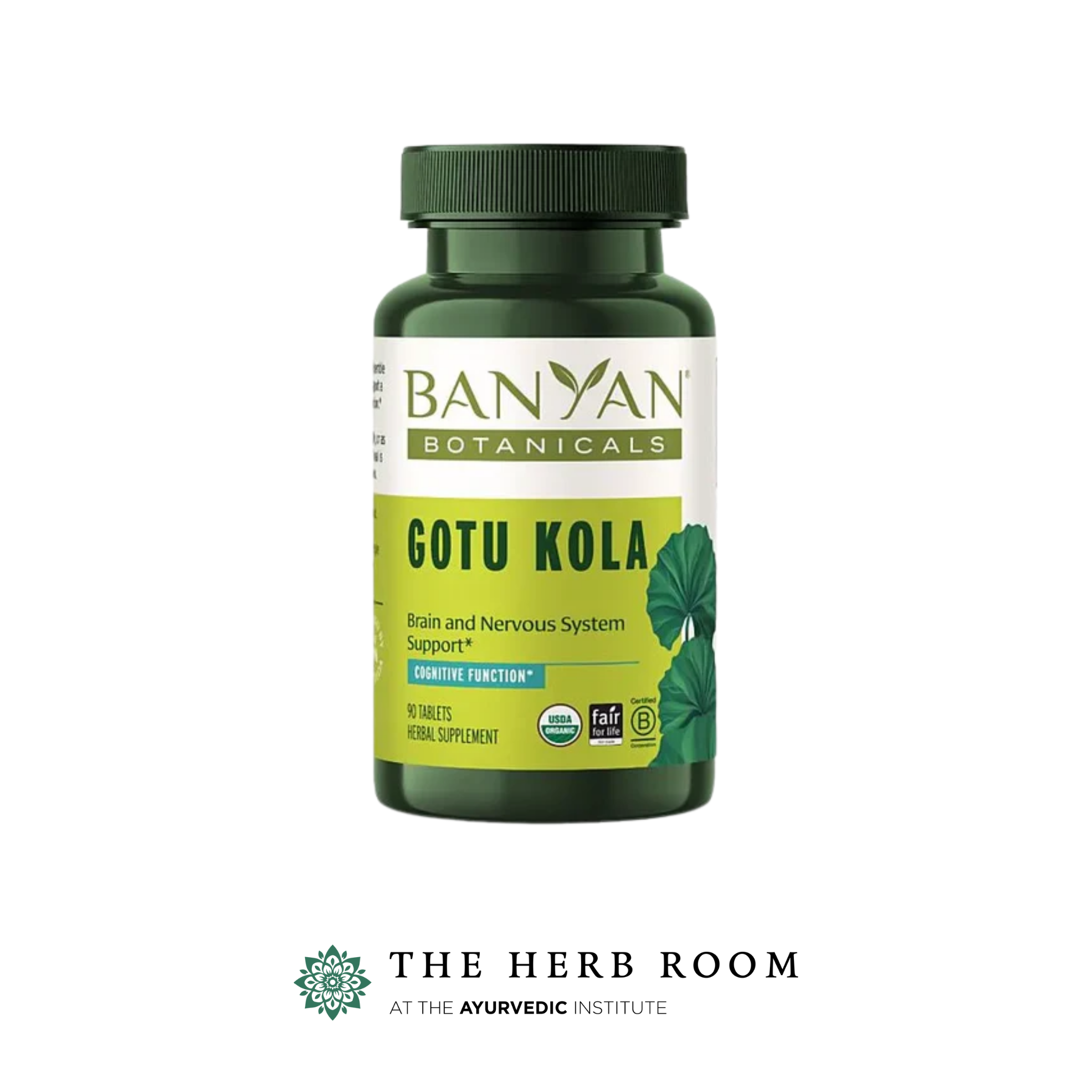 Banyan Botanicals Brahmi/Gotu Kola Tablets