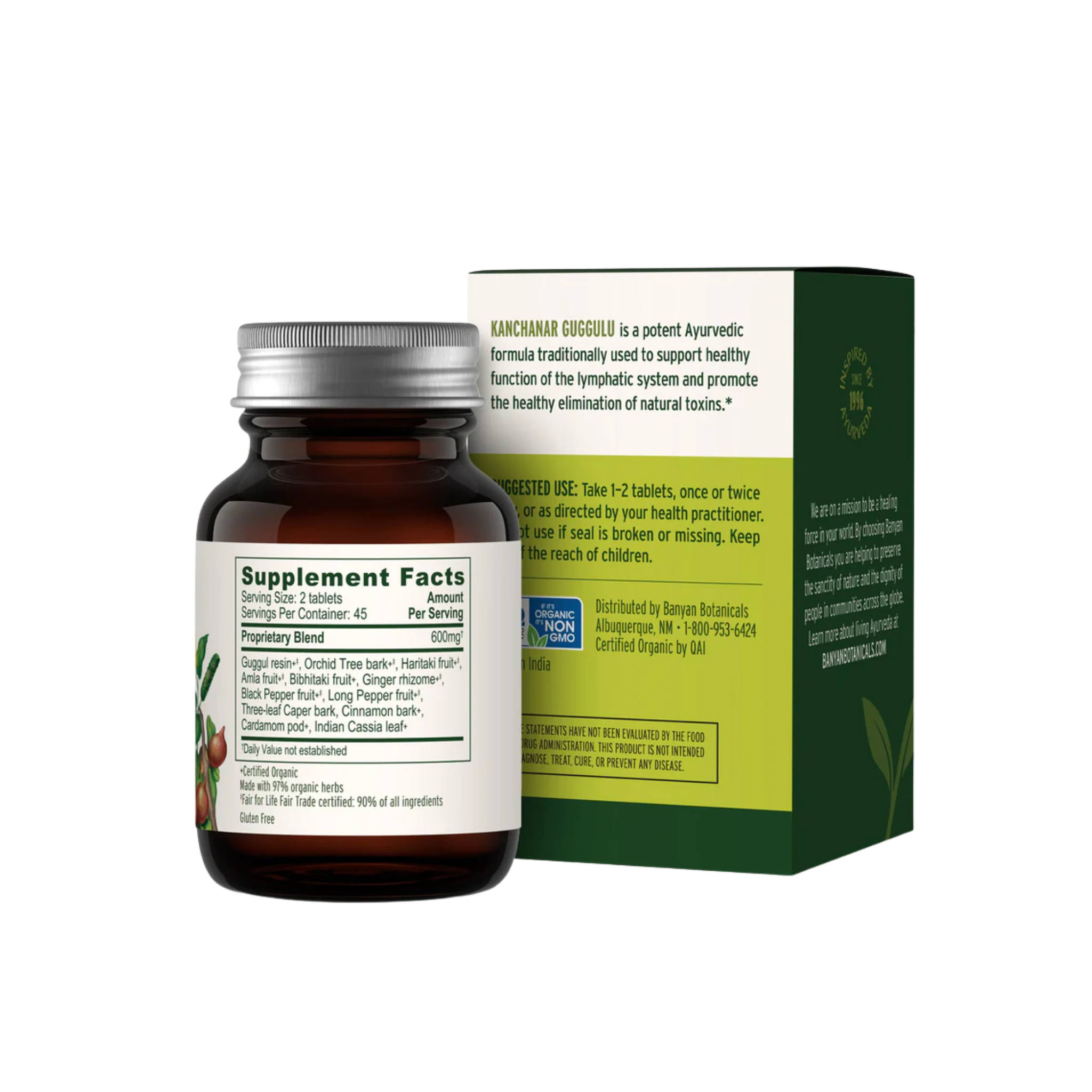 Banyan Botanicals Kanchanar Guggulu Tablets