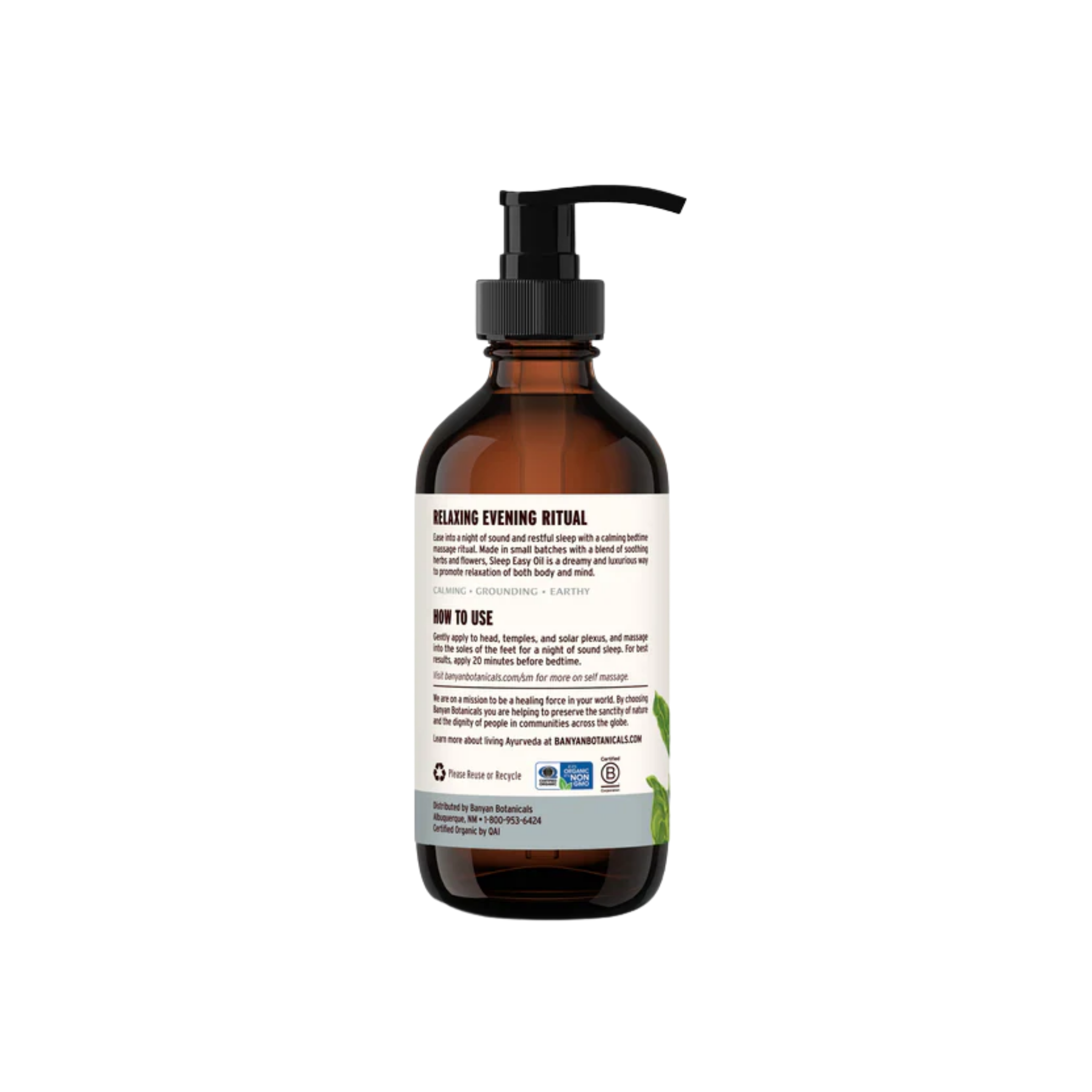 Banyan Botanicals Sleep Easy Oil (8 oz)
