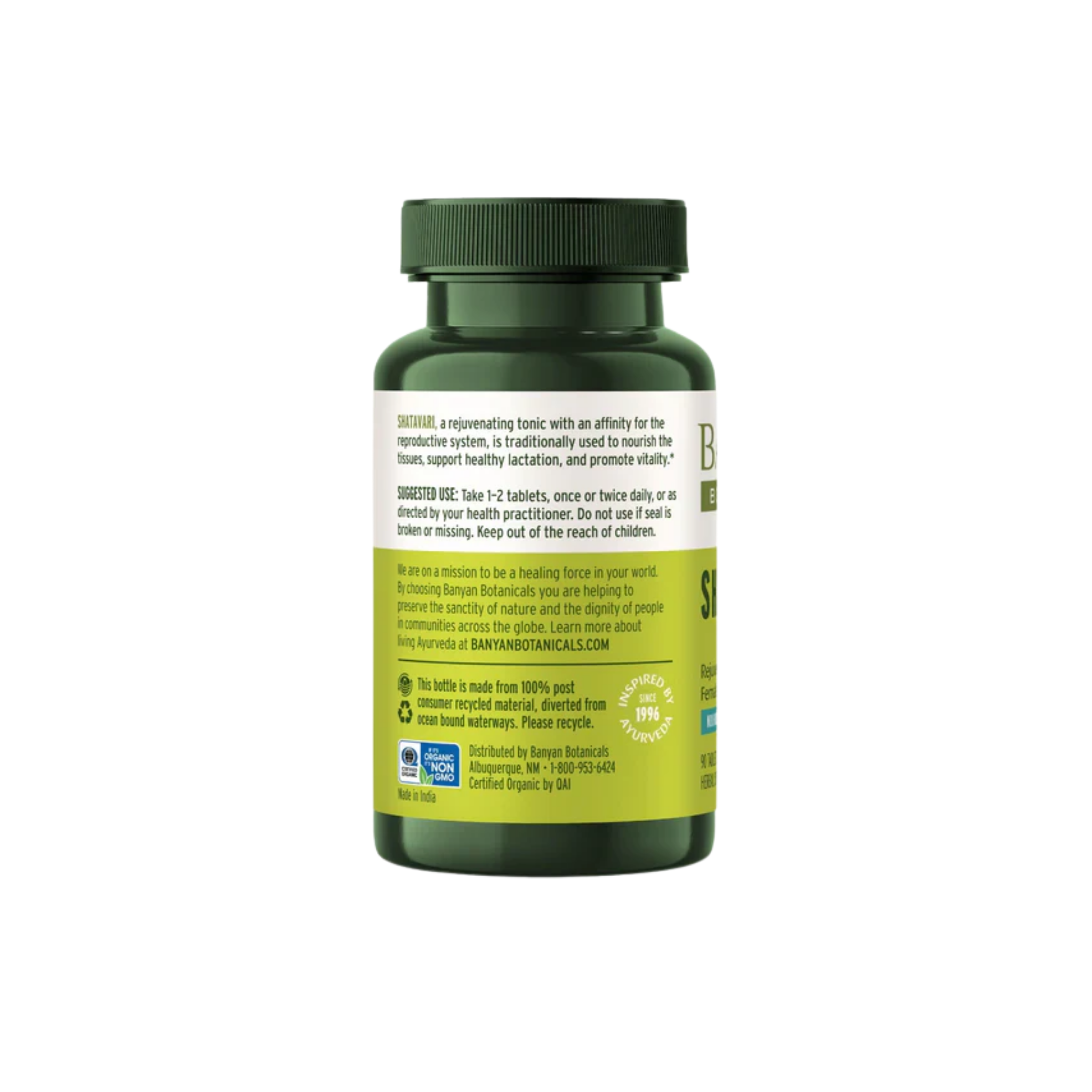 Banyan Botanicals Shatavari Tablets