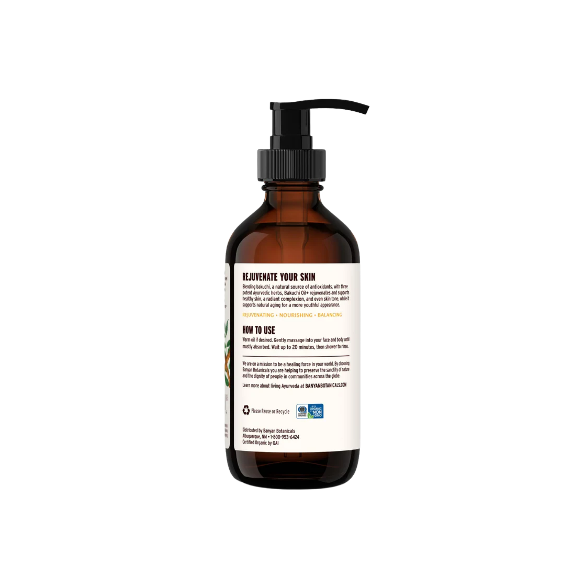 Banyan Botanicals Sidha Soma Supreme Bakuchi Oil+ (8 oz)