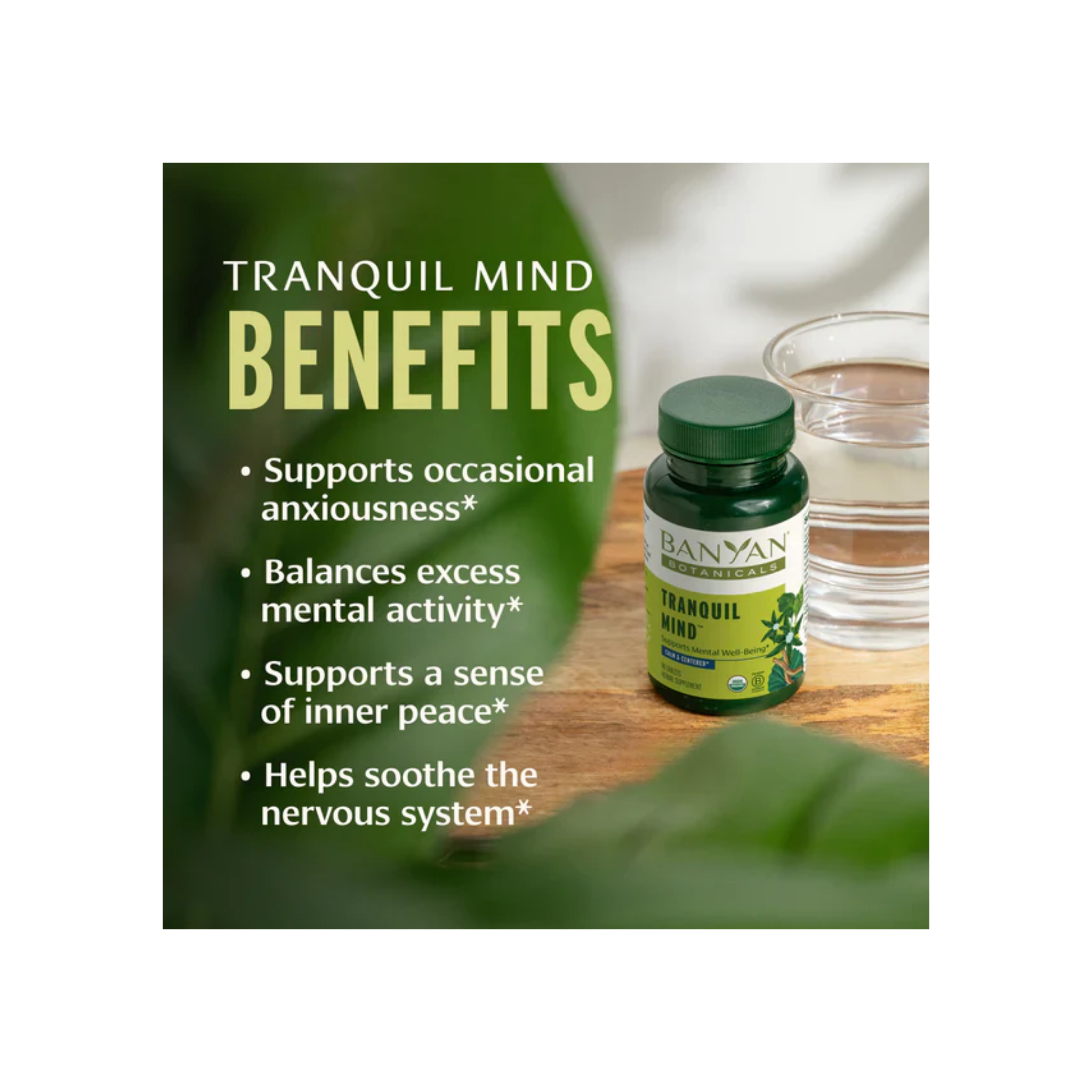 Banyan Botanicals Tranquil Mind Tablets
