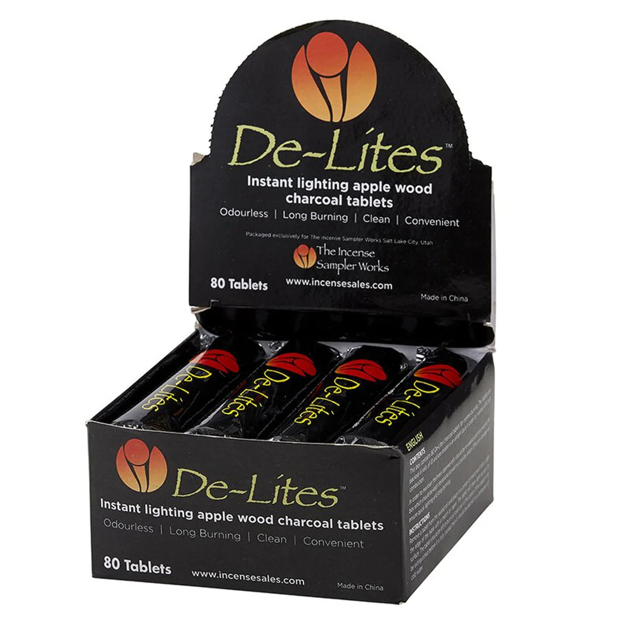 The Incense Sampler Works De-lites Charcoal Tablets