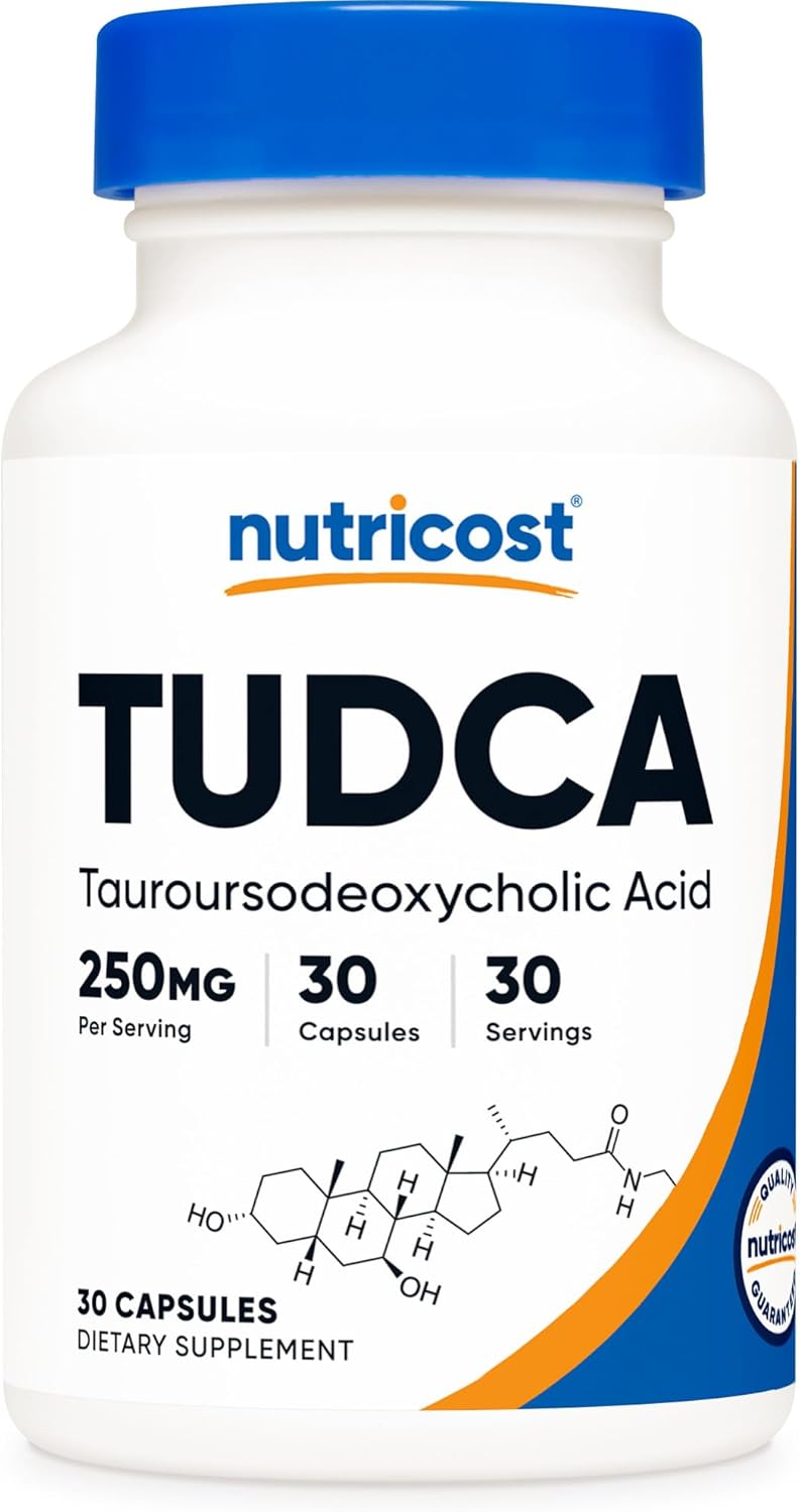 Nutricost Tudca 250mg, 30 Capsules (Tauroursodeoxycholic Acid) (30 caps)