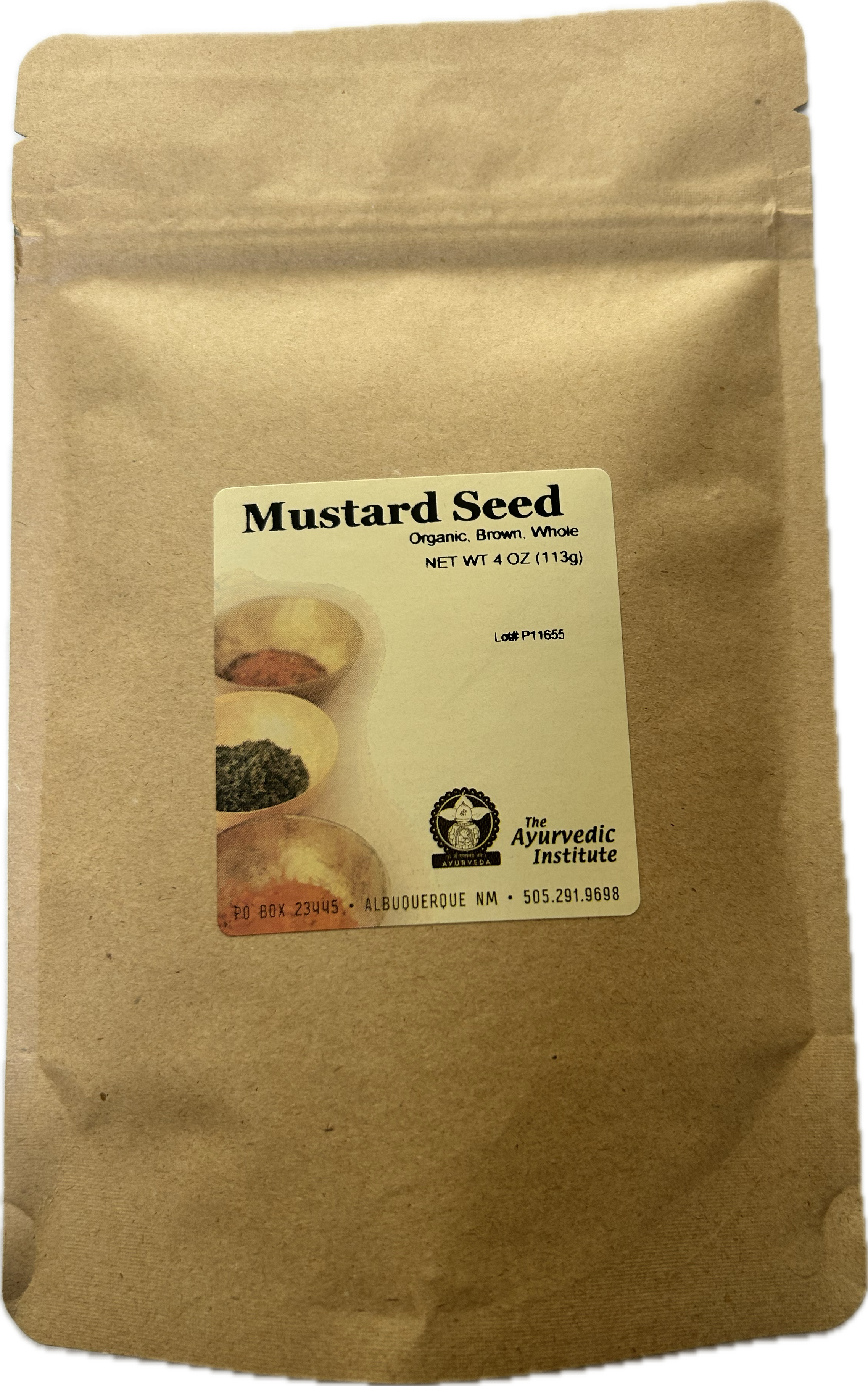 Mustard Seed Brown Whole, Organic (4 oz)