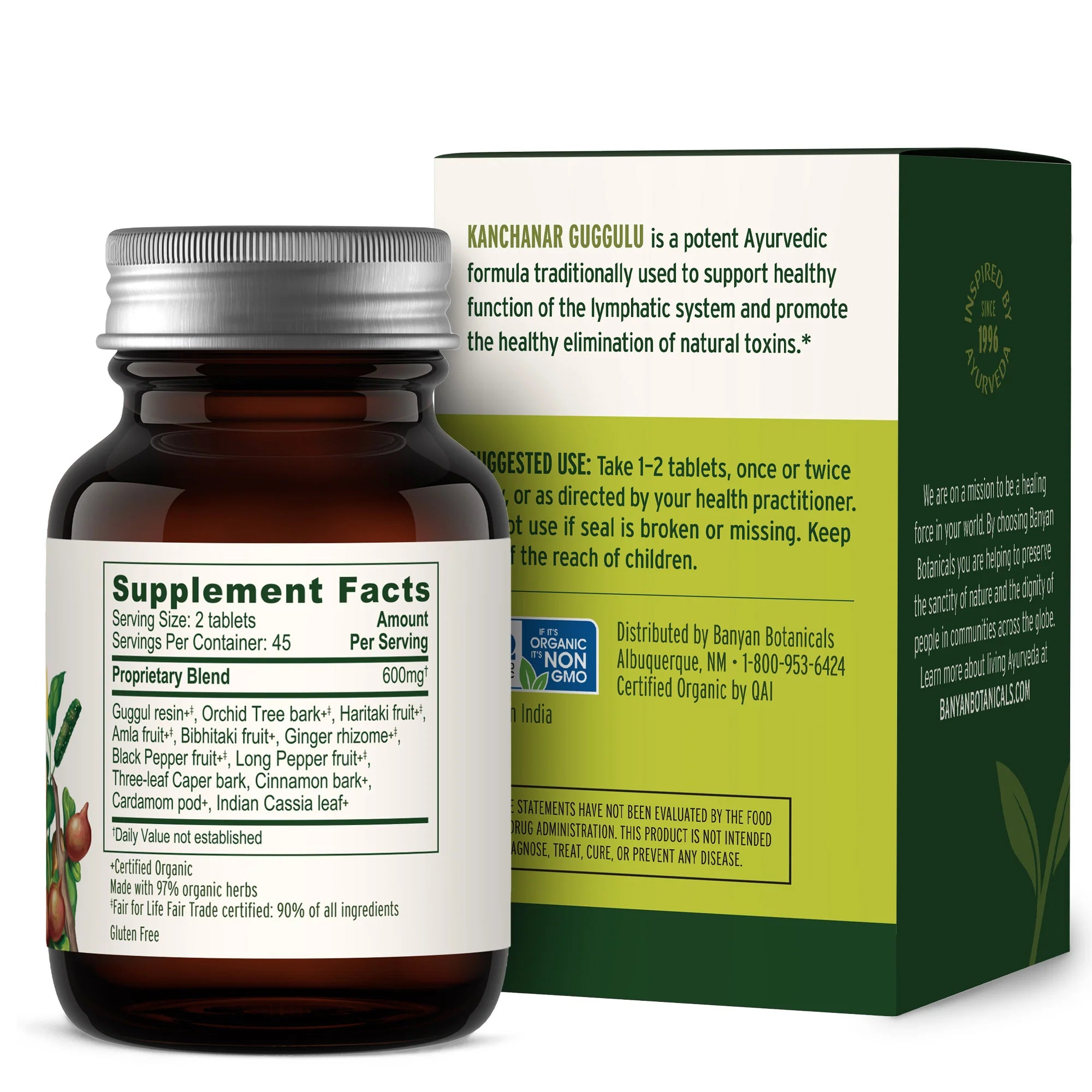 Banyan Botanicals Kanchanar Guggulu Tablets
