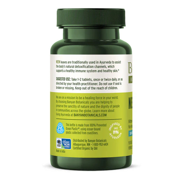 Banyan Botanicals Neem Tablets