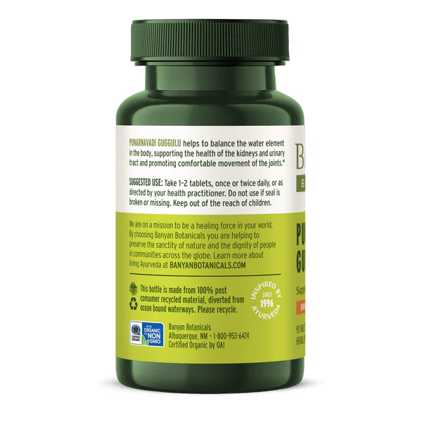 Banyan Botanicals Punarnavadi Guggulu Tablets