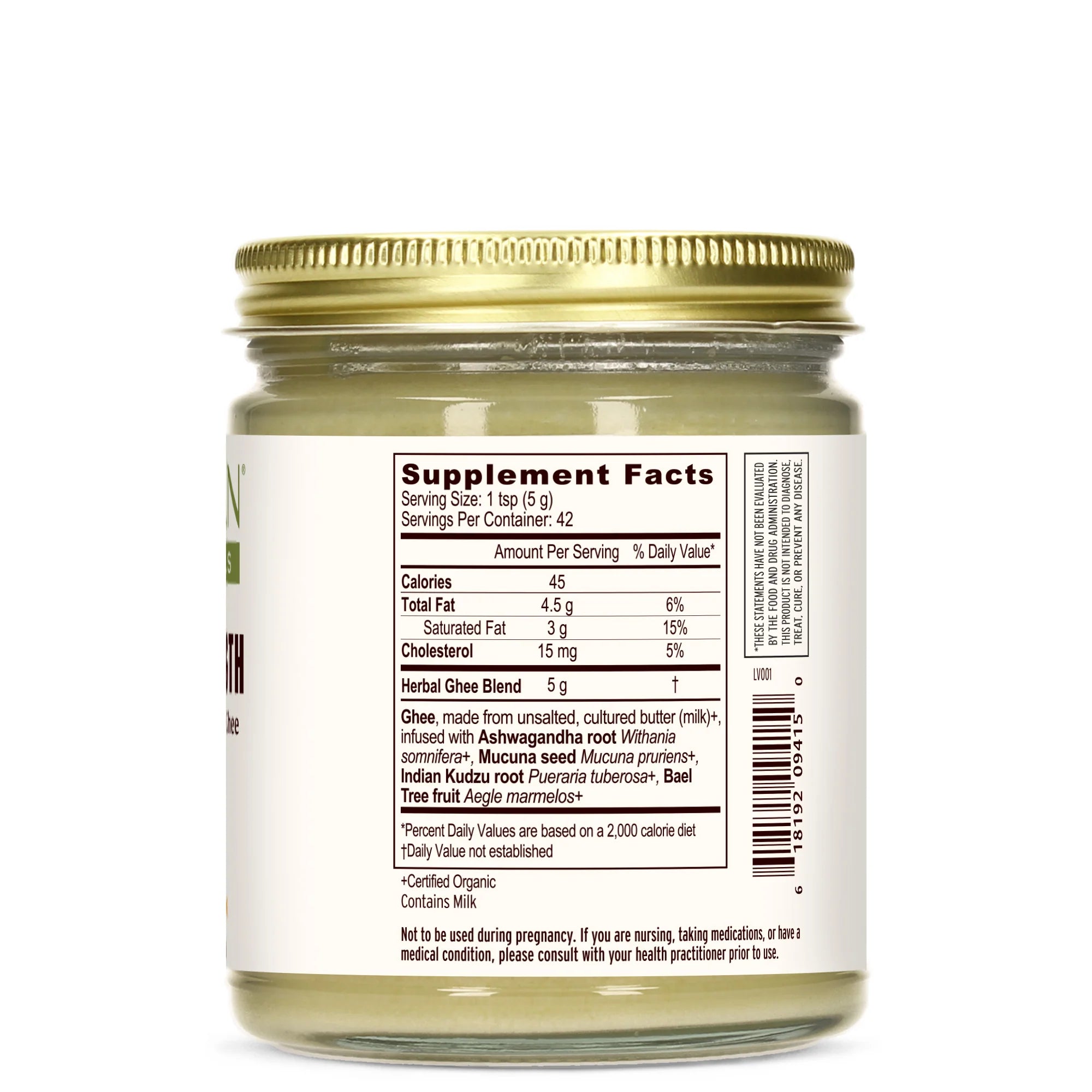 Sidha Soma Supreme Ashwagandha Ghee (7.5 oz) (Now Vital Strength Ghee)