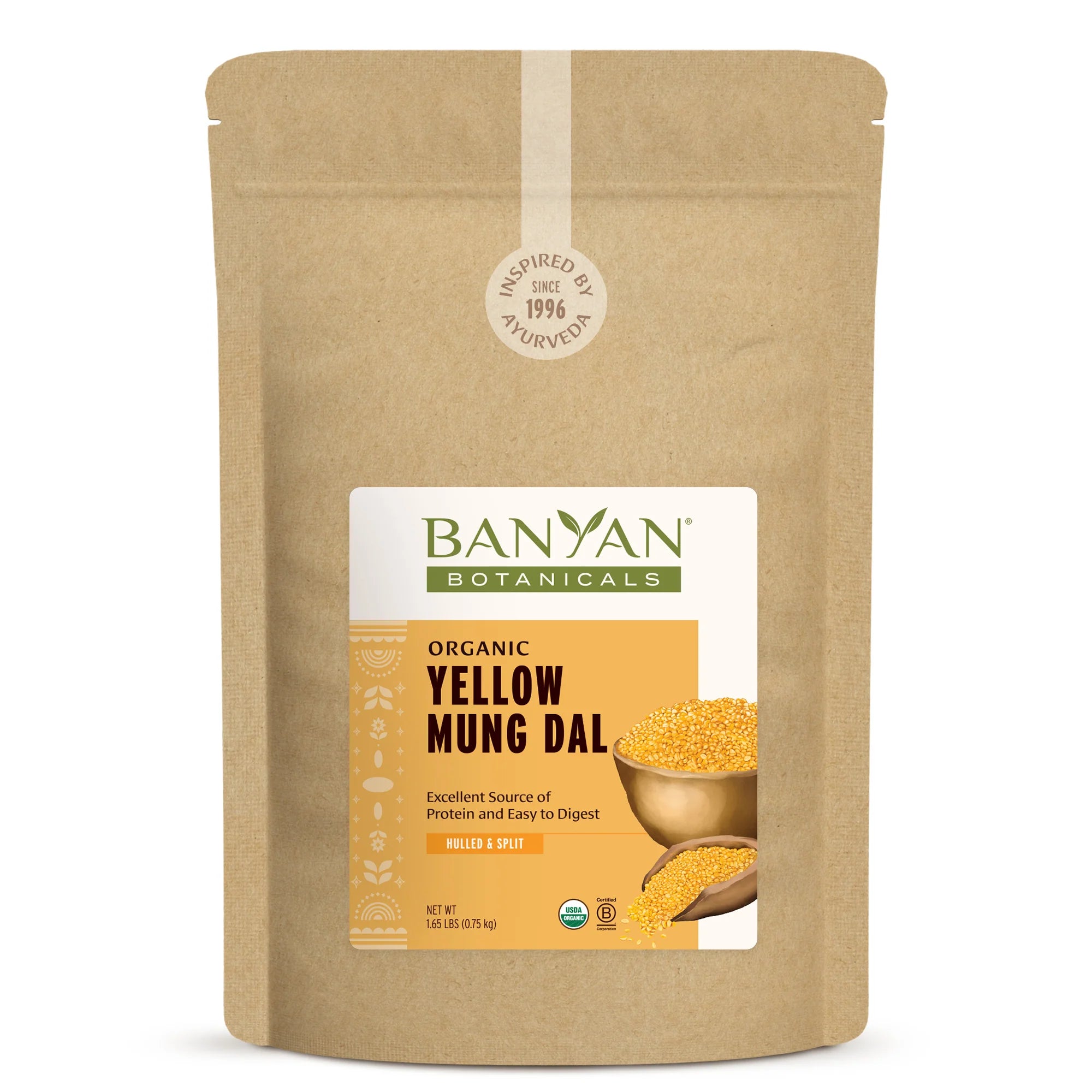 Banyan Botanicals Yellow Mung Dal (1.65 lbs)
