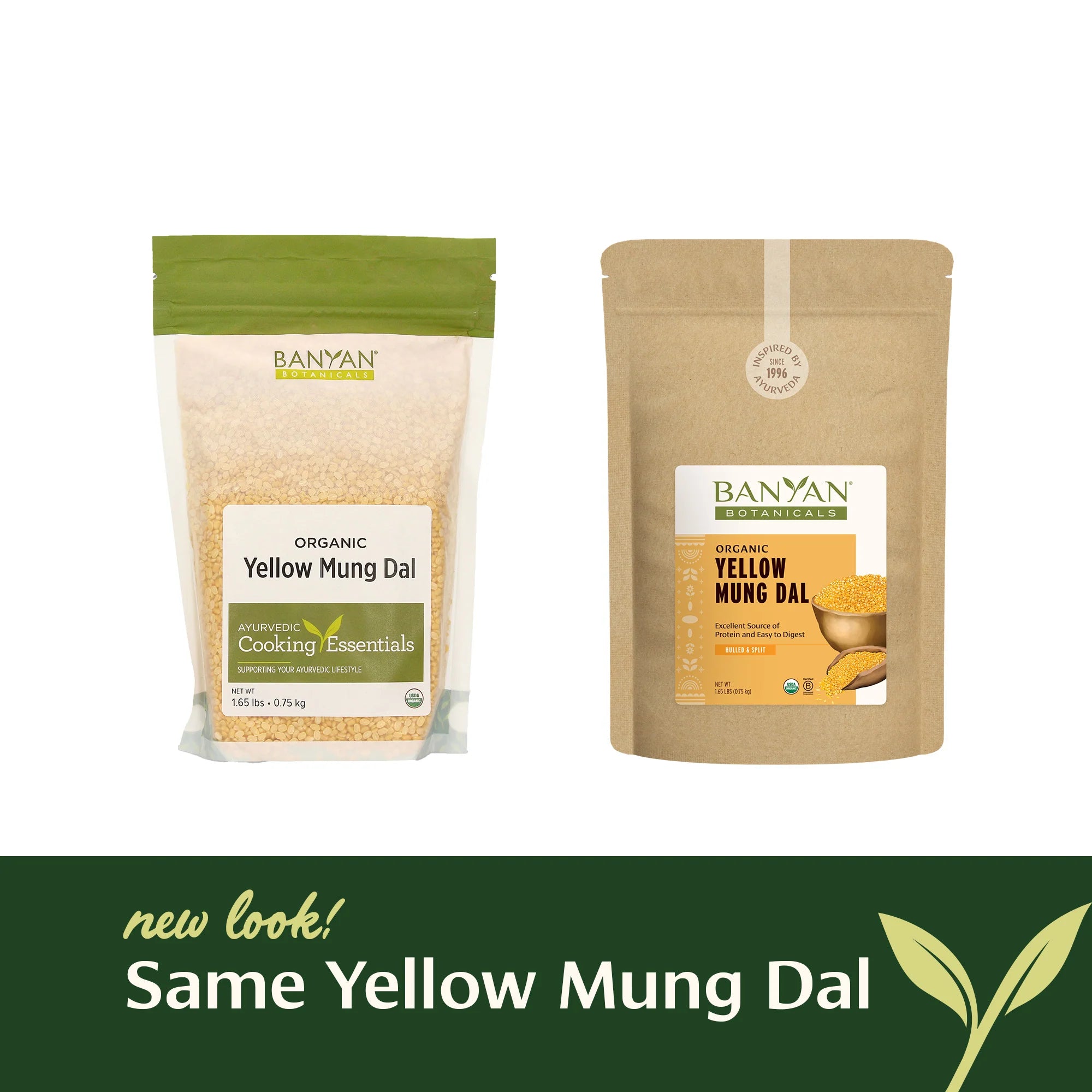 Banyan Botanicals Yellow Mung Dal (1.65 lbs)