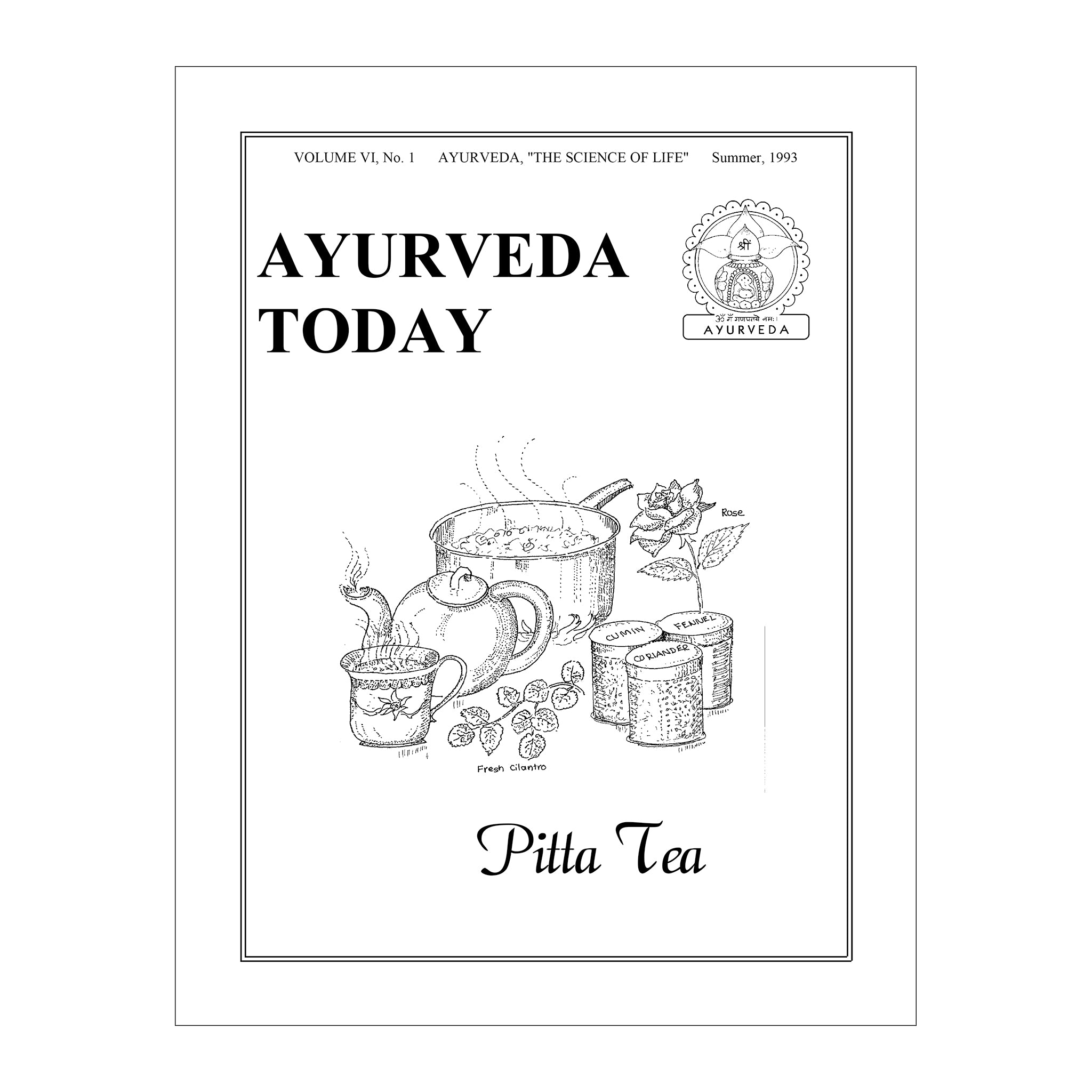 1993 Summer Ayurveda Today