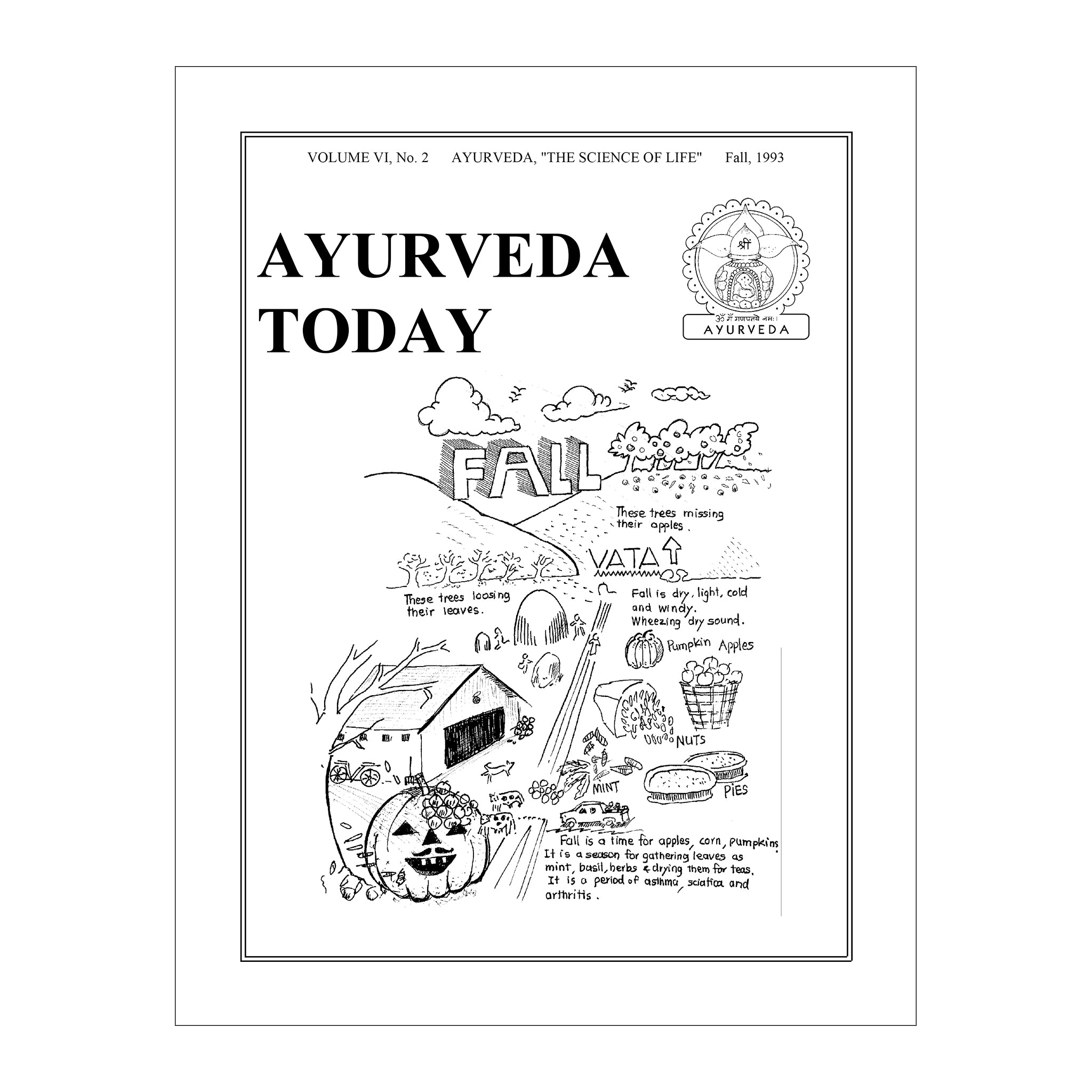 1993 Fall Ayurveda Today