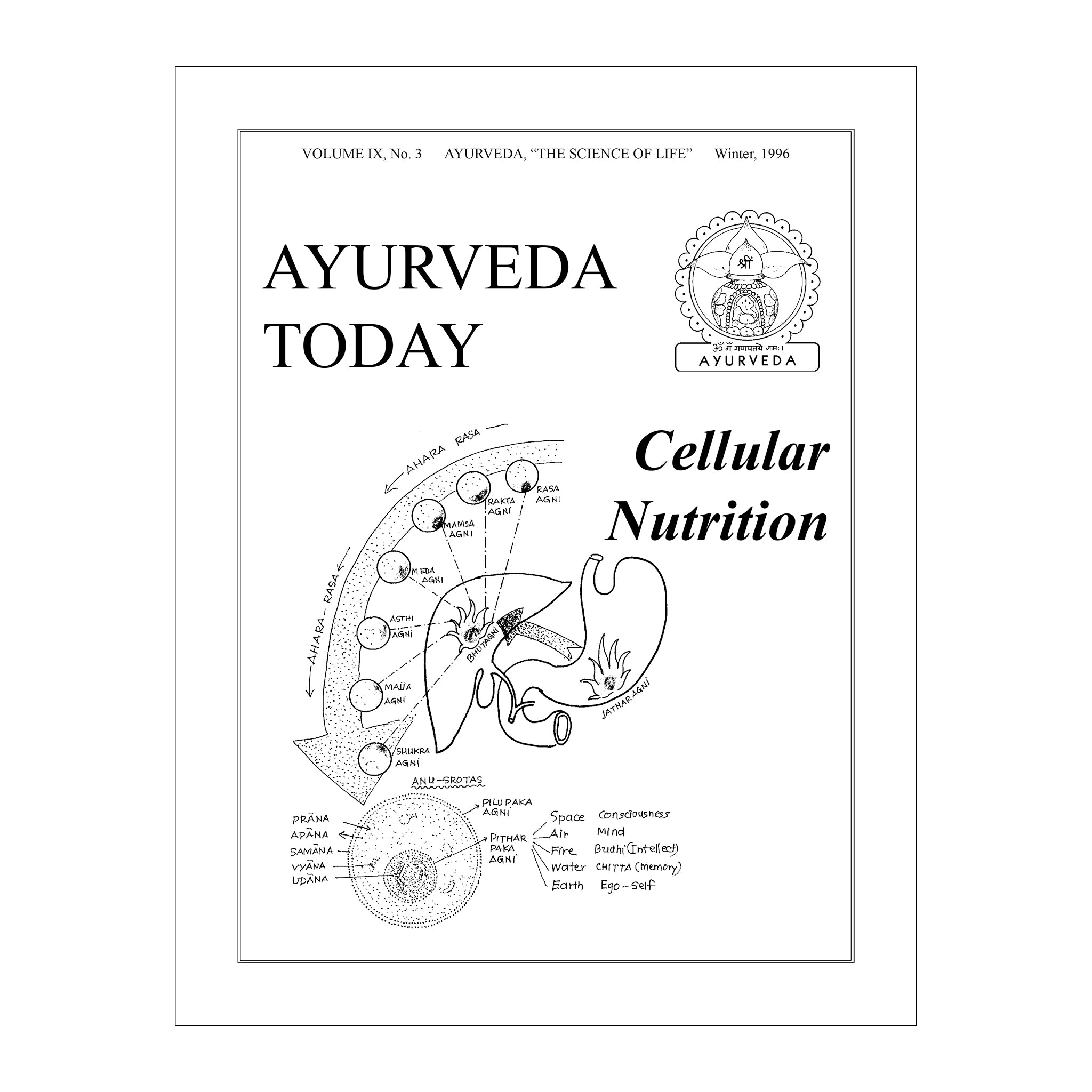 1996 Winter Ayurveda Today