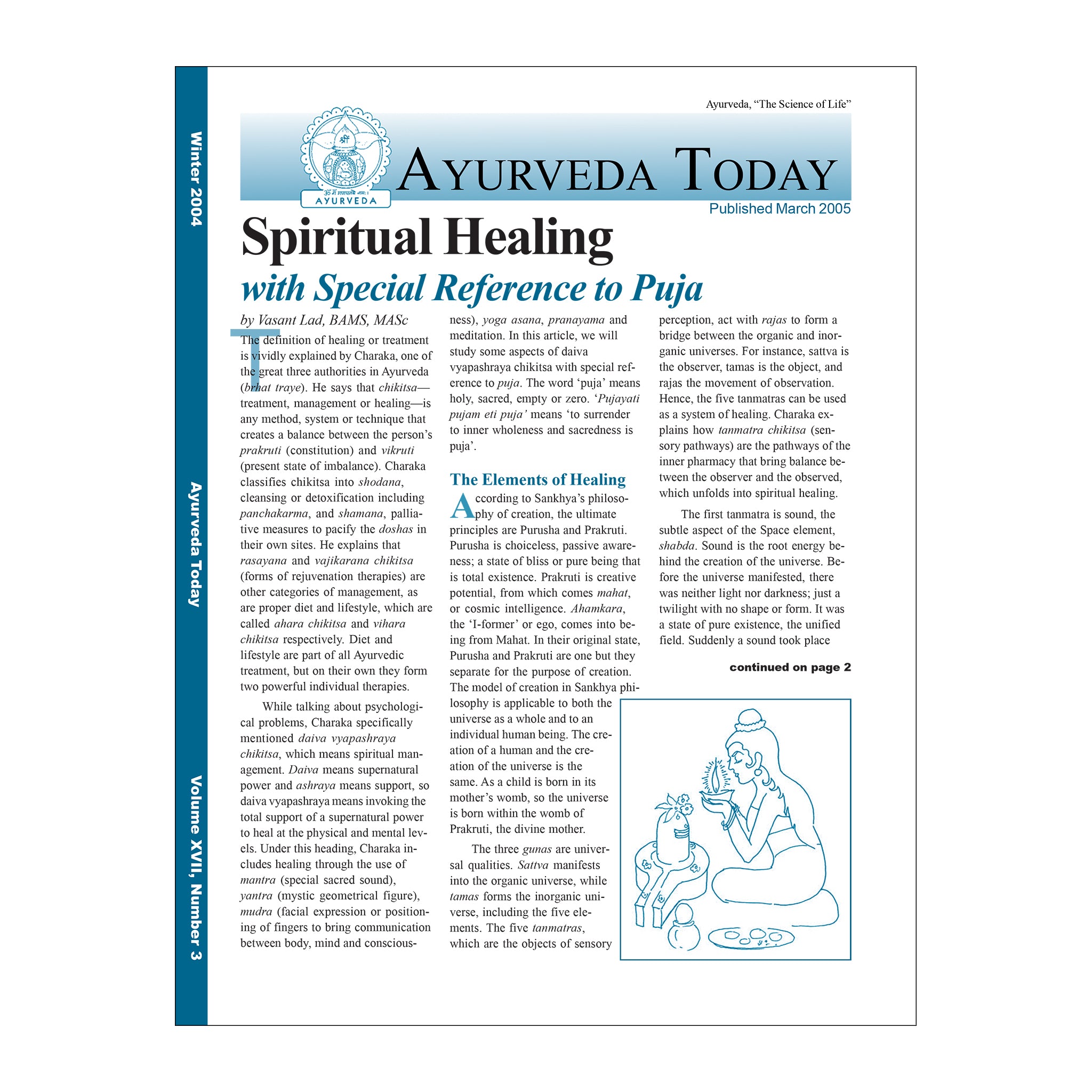 2004 Winter Ayurveda Today