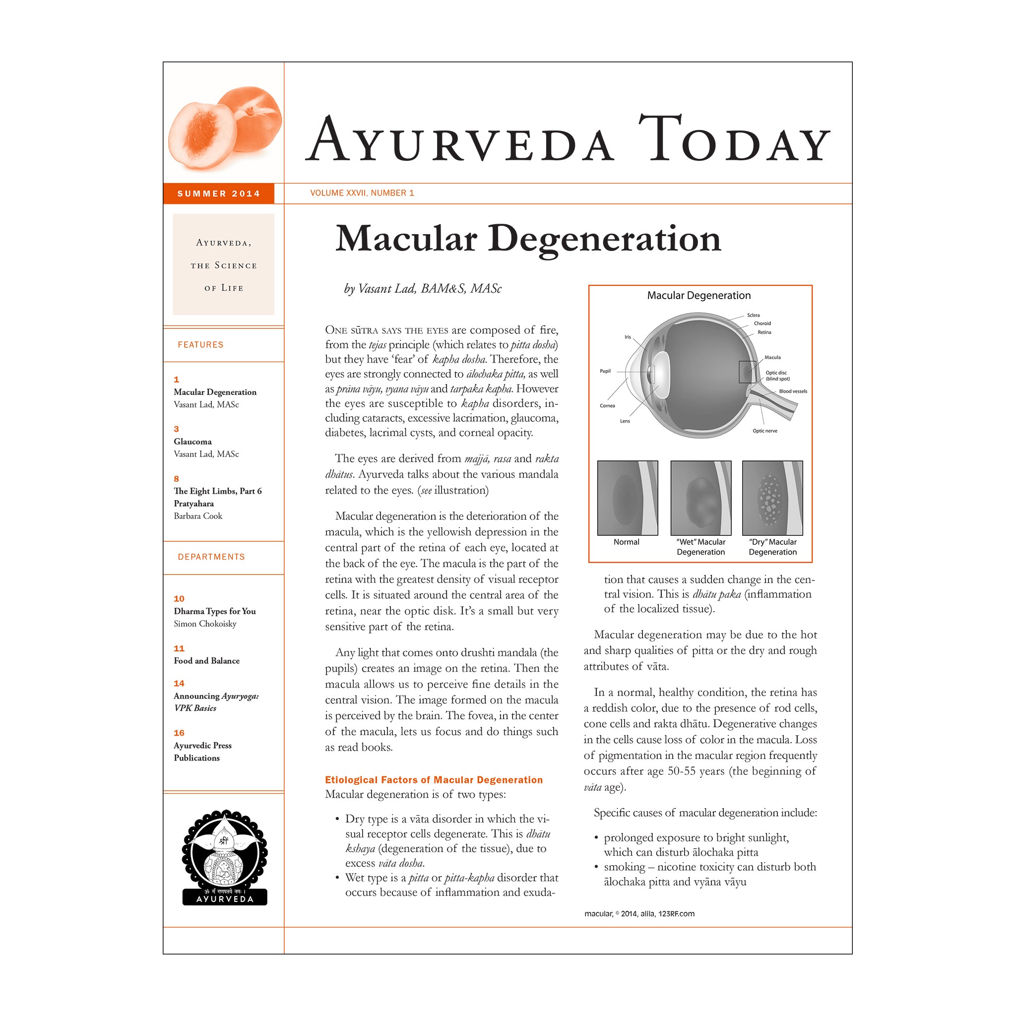 2014 Summer Ayurveda Today
