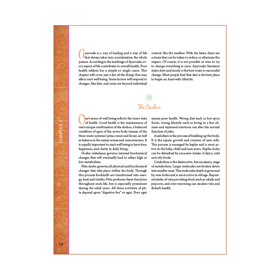 Ayurvedic Cooking for Self Healing Hard Cover by Dr. Vasant Lad and Usha Lad