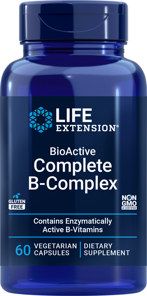 Life Extension BioActive Complete B-Complex  (60 Vegetarian caps)