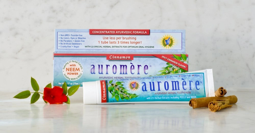 Auromere Ayurvedic Herbal Toothpaste Cinnamon