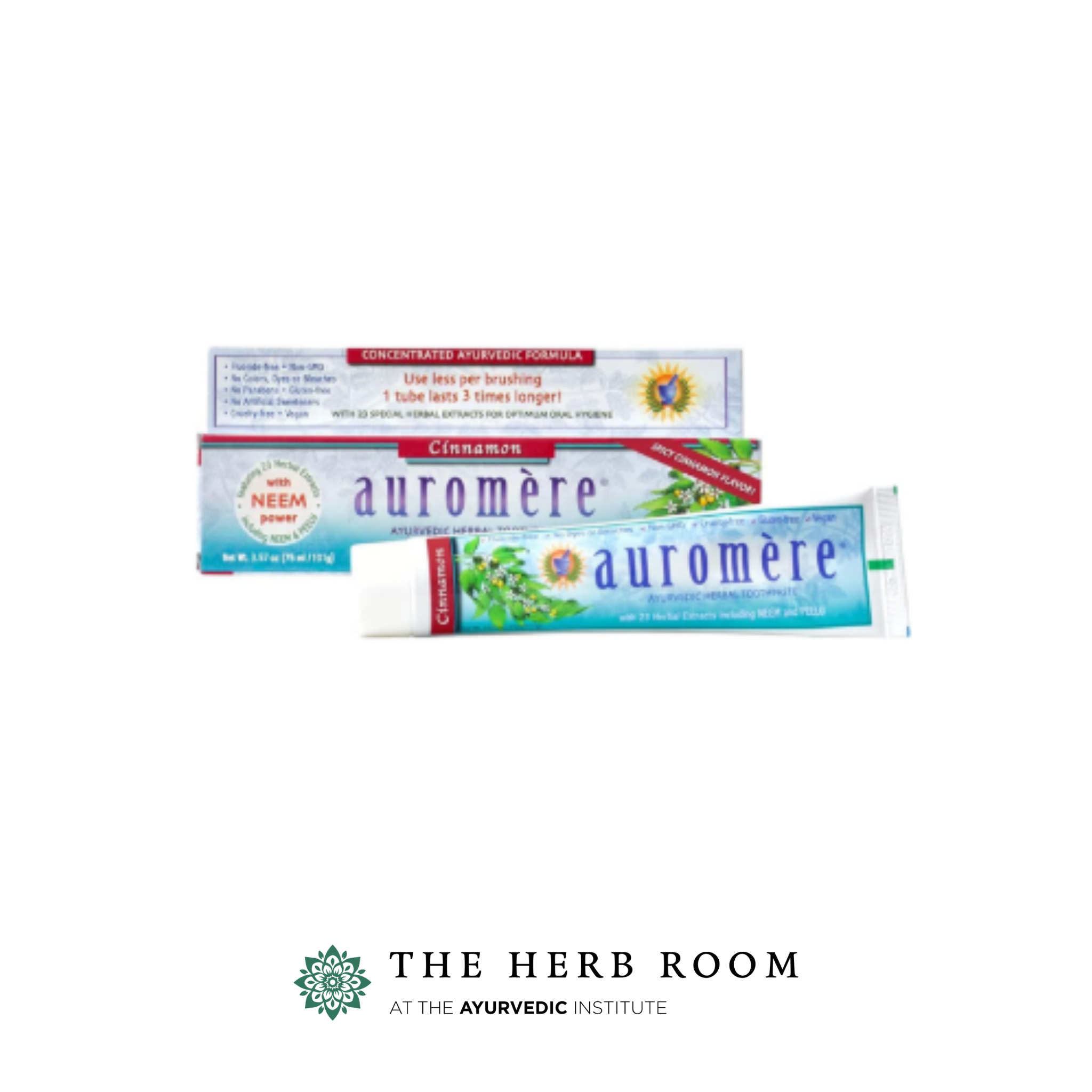 Auromere Ayurvedic Herbal Toothpaste Cinnamon (4.16 oz)