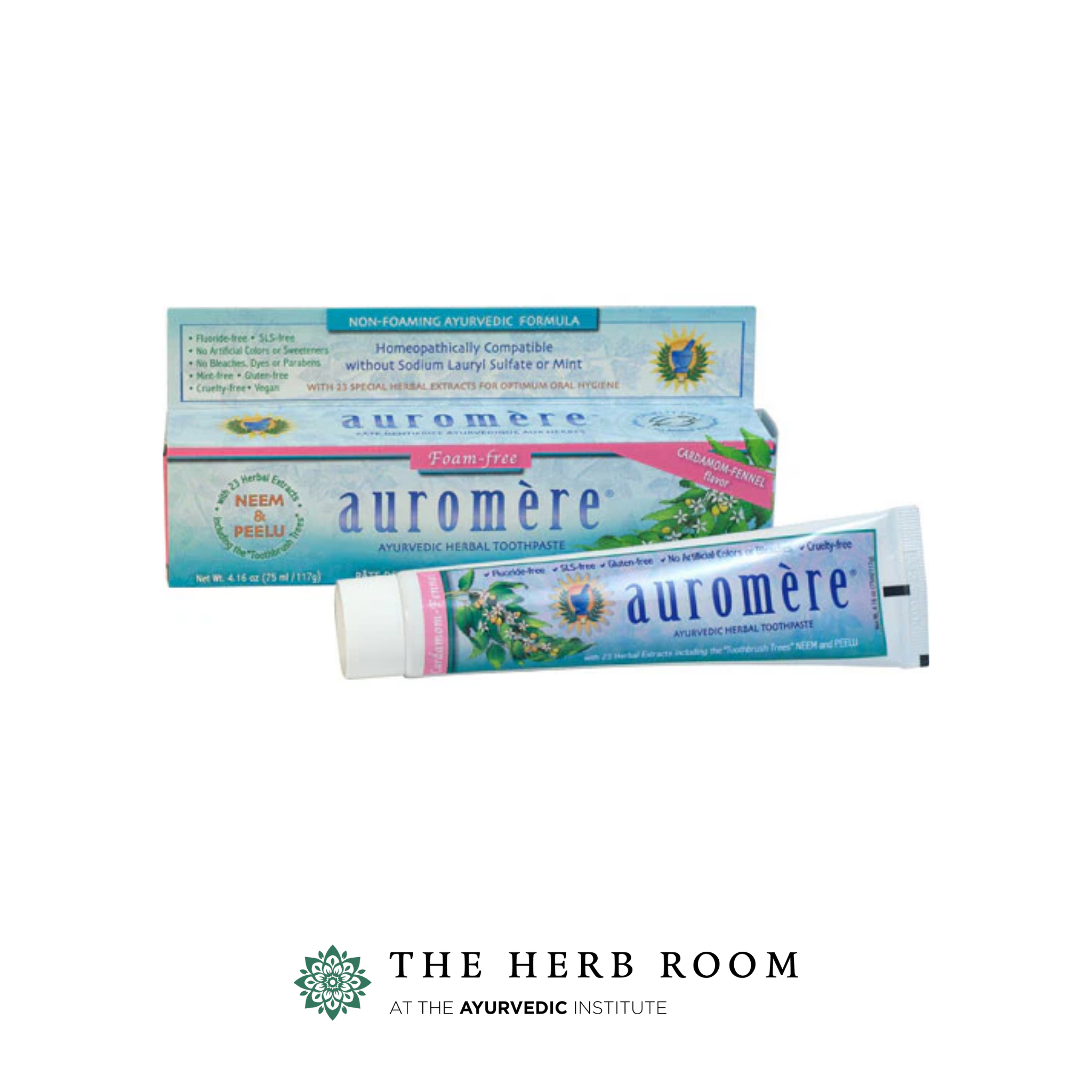 Auromere Cardamom Toothpaste (foam free)(4.16 oz)