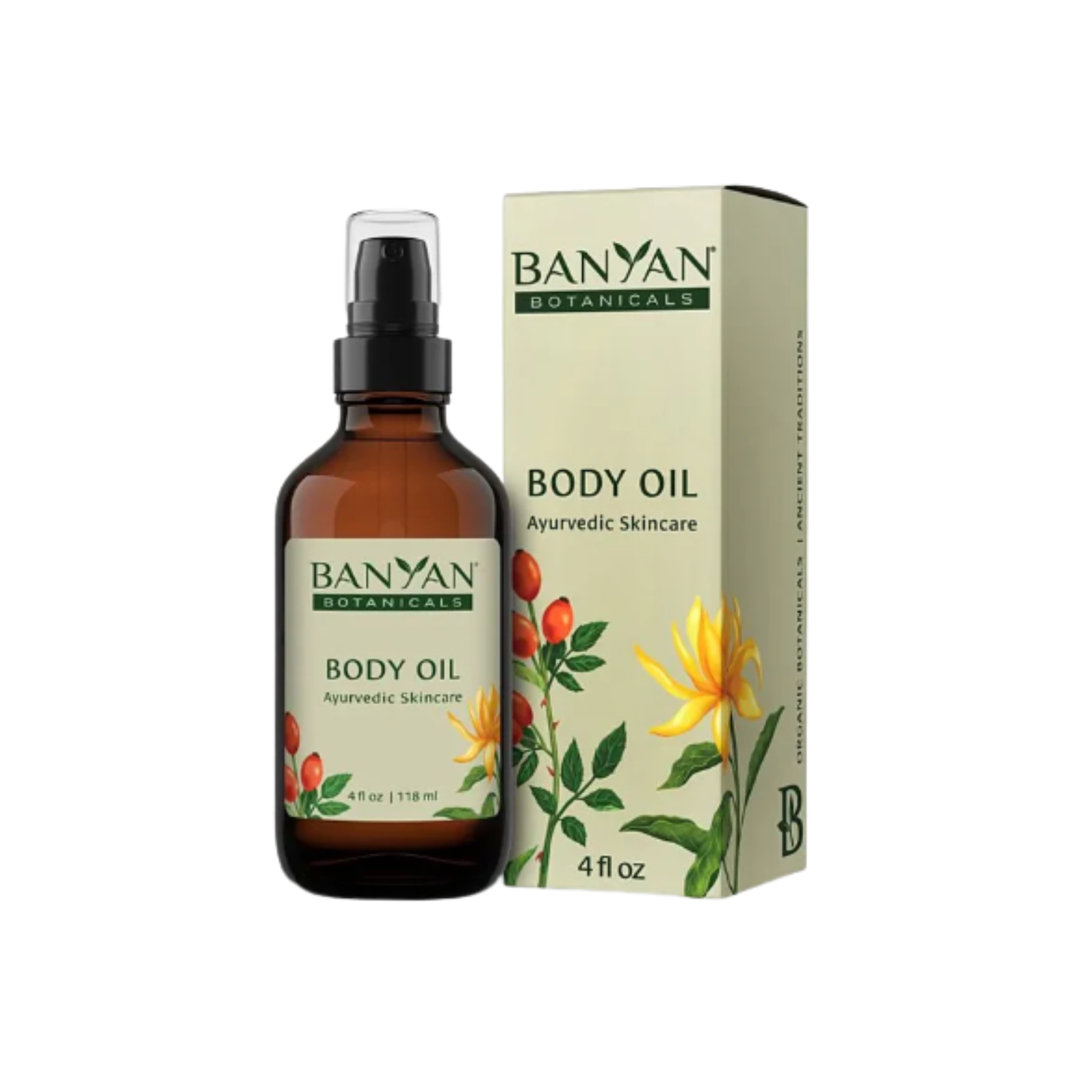 Banyan Botanicals Body Oil (4 oz)