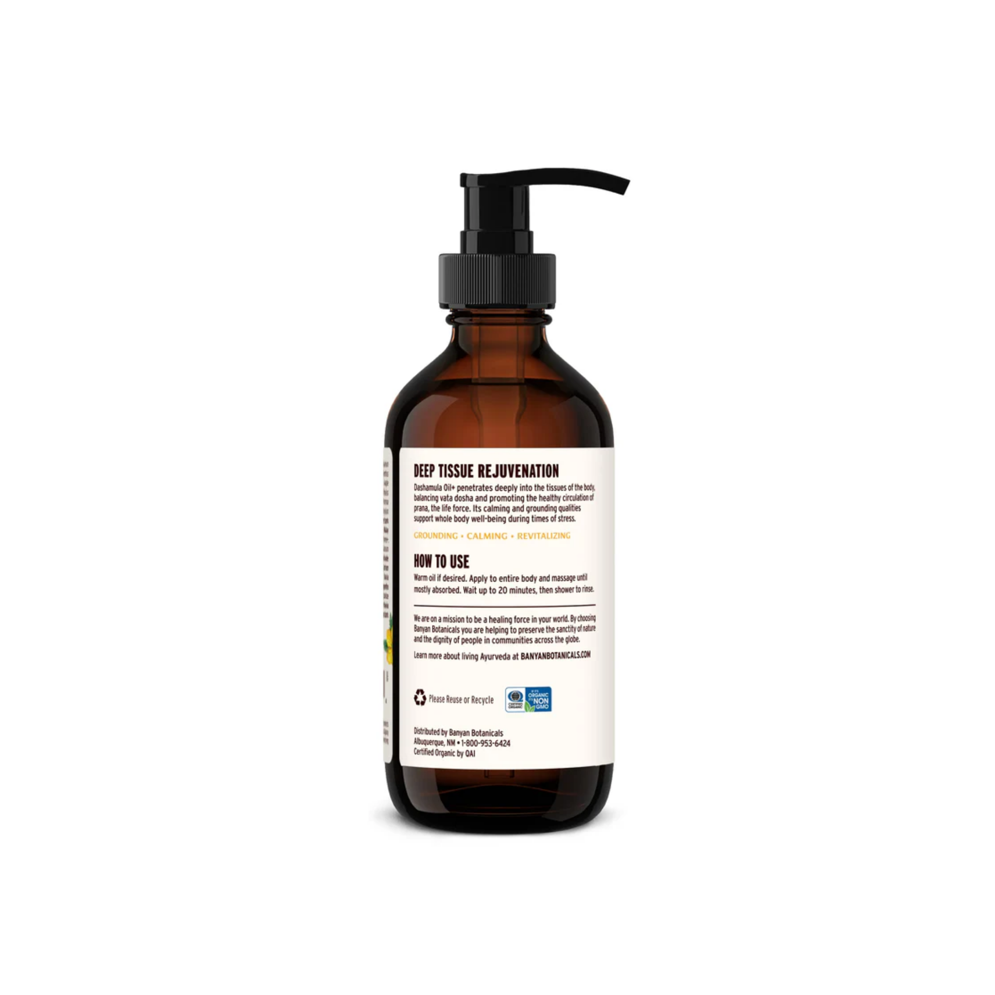Banyan Botanicals Sidha Soma Supreme Dashamula+ Oil (8 oz)