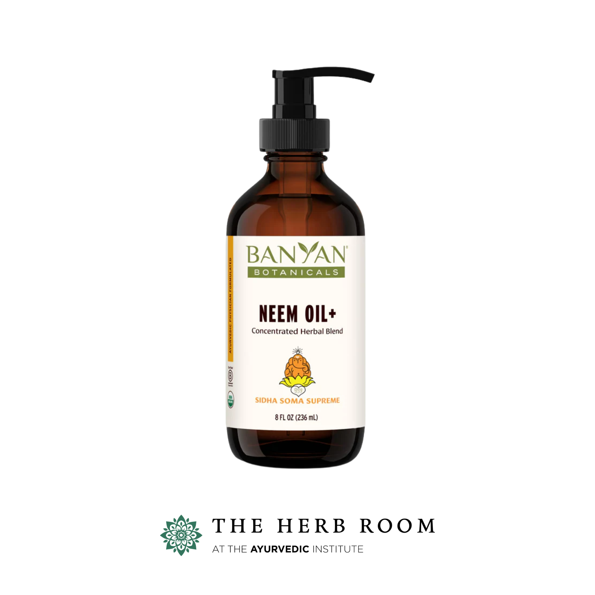 Banyan Botanicals Sidha Soma Supreme Neem Oil+ (8 oz)