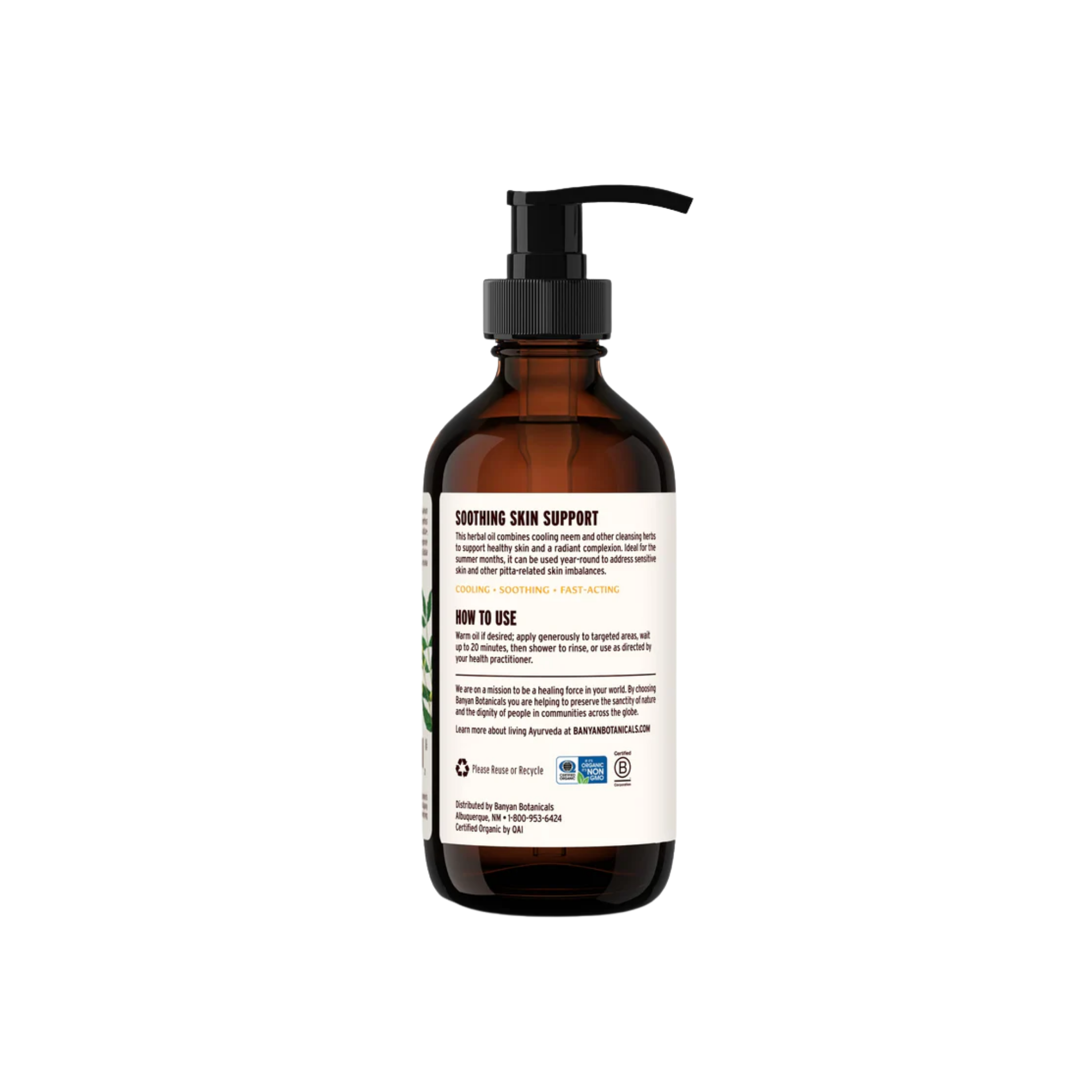 Banyan Botanicals Sidha Soma Supreme Neem Oil+ (8 oz)