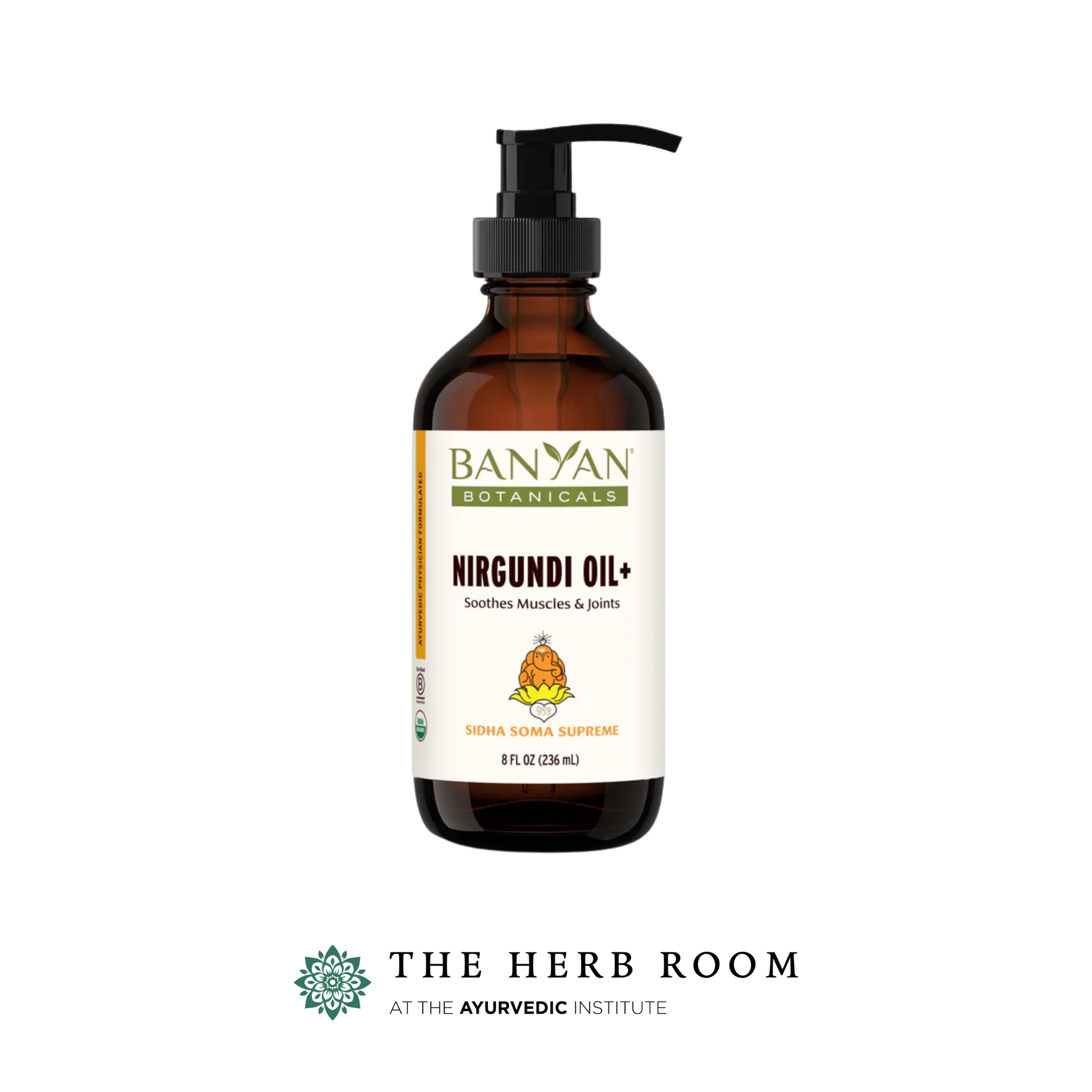Banyan Botanicals Sidha Soma Supreme Nirgundi Oil+ (8 oz)