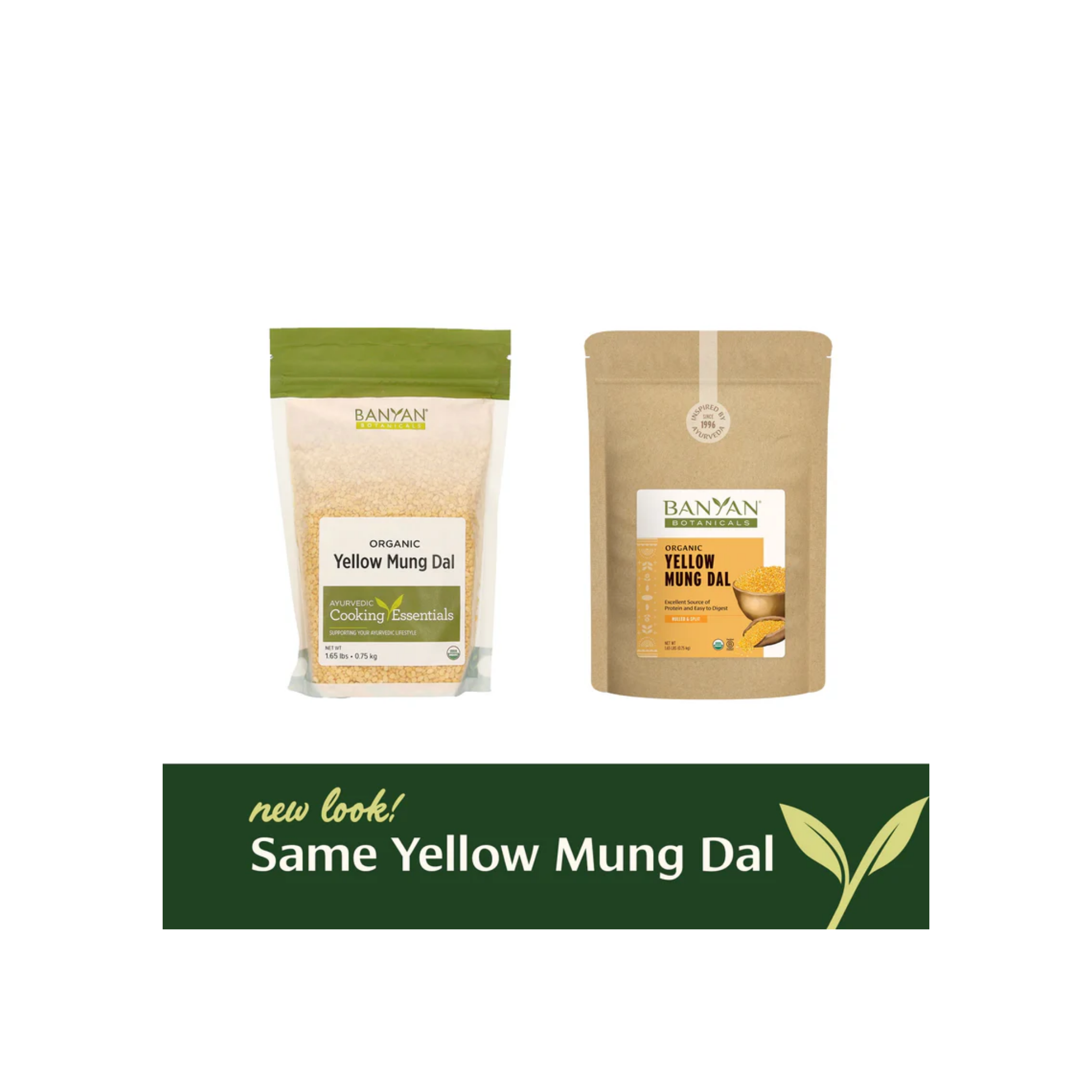 Banyan Botanicals Yellow Mung Dal (1.65 lbs)