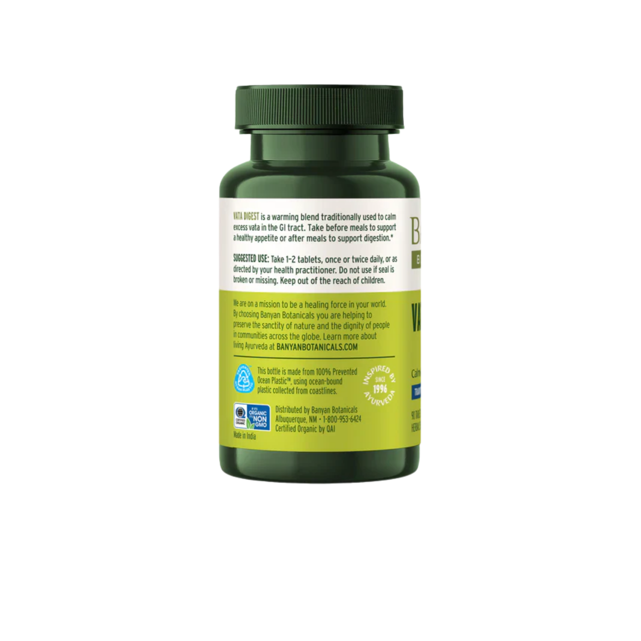 Banyan Botanicals Vata Digest Tablets