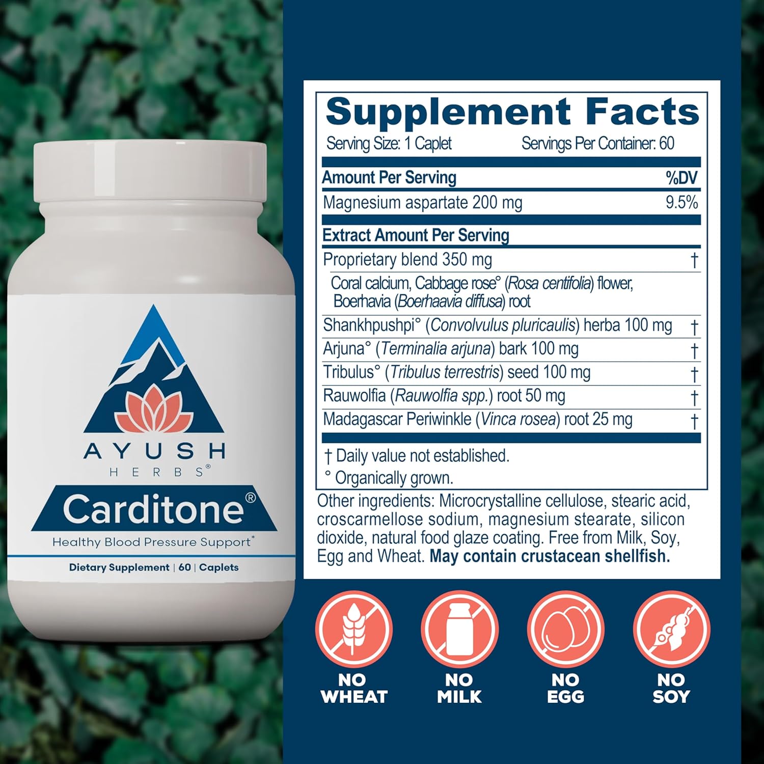 Ayush Herbs Carditone (60 Caplets)