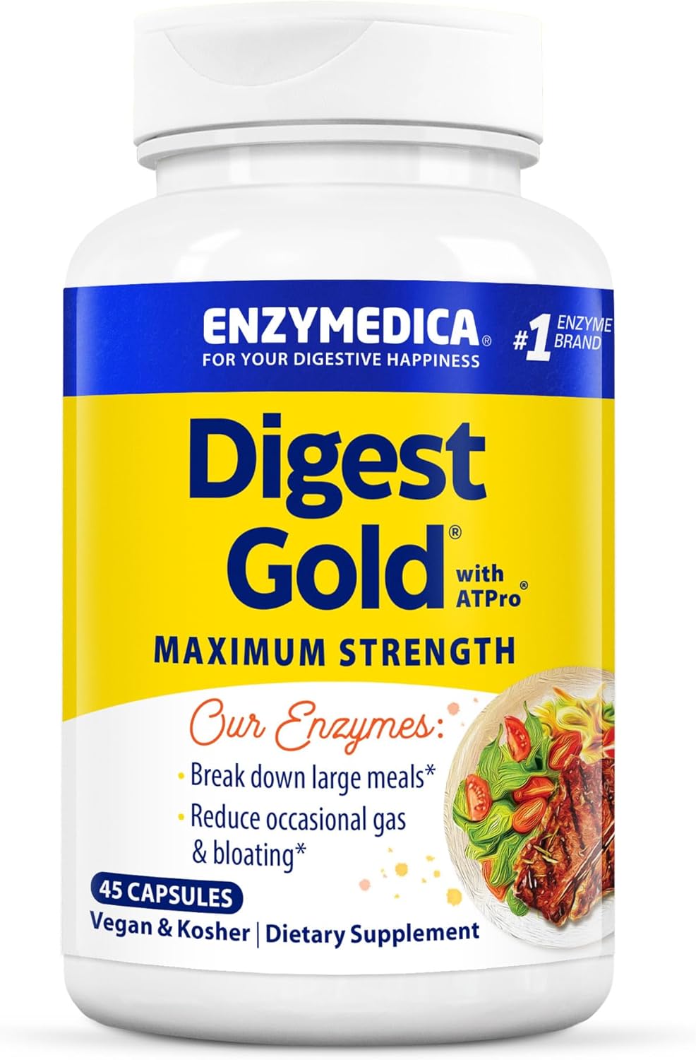 Enzymedica Digest Gold+ATPro (45 Capsules)
