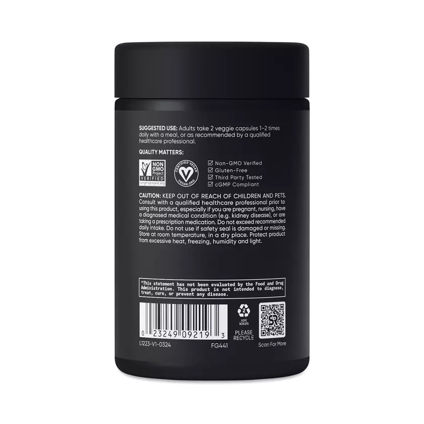 Sports Research Magnesium Glycinate (90 Veggie caps)