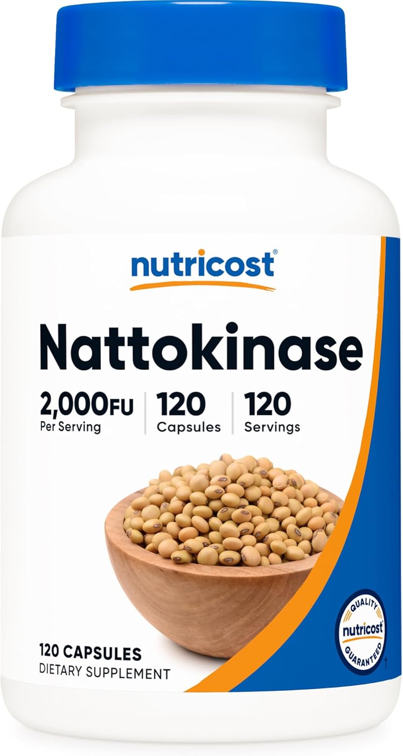 Nutricost Nattokinase 2,000 FU (120 Capsules)