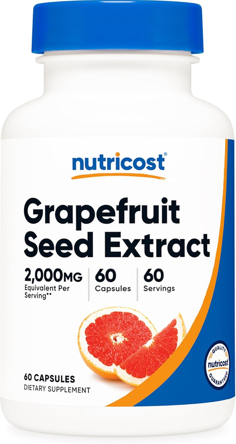 Nutricost Grapefruit Seed Extract 2,000 mg (60 Capsules)