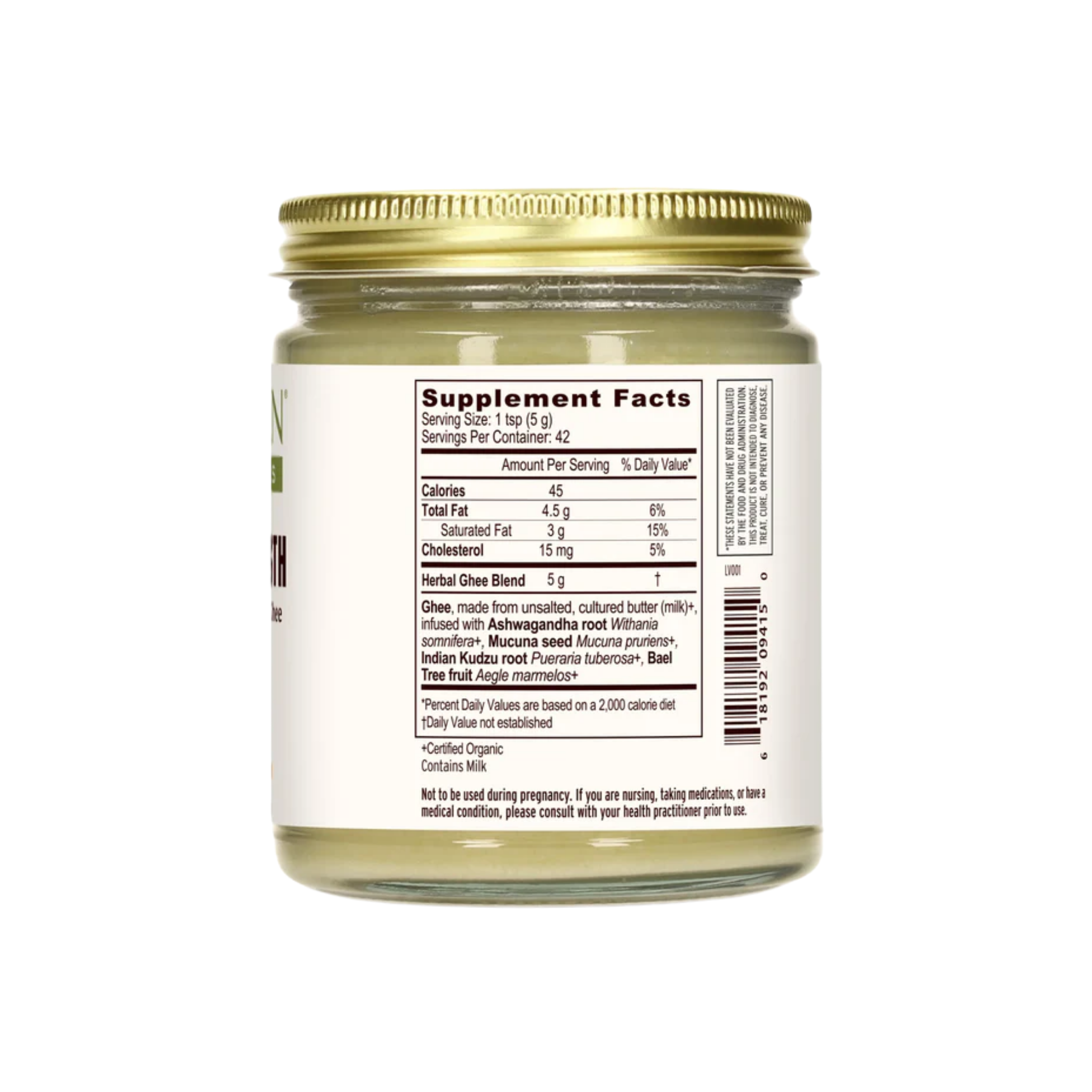 Sidha Soma Supreme Ashwagandha Ghee (7.5 oz) (Now Vital Strength Ghee)