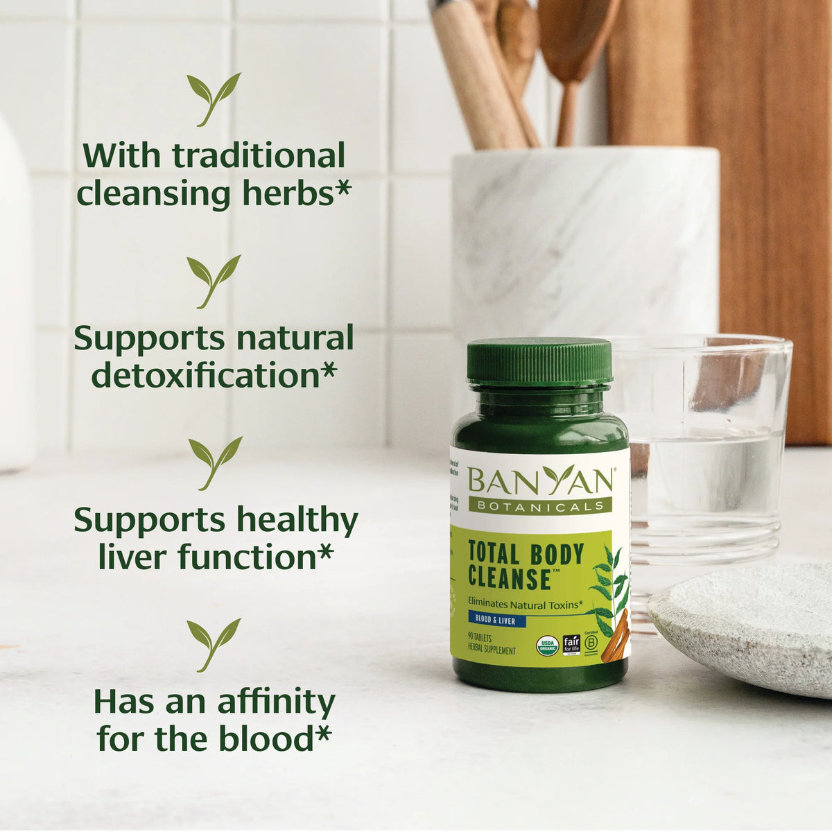 Banyan Botanicals Total Body Cleanse Tablets
