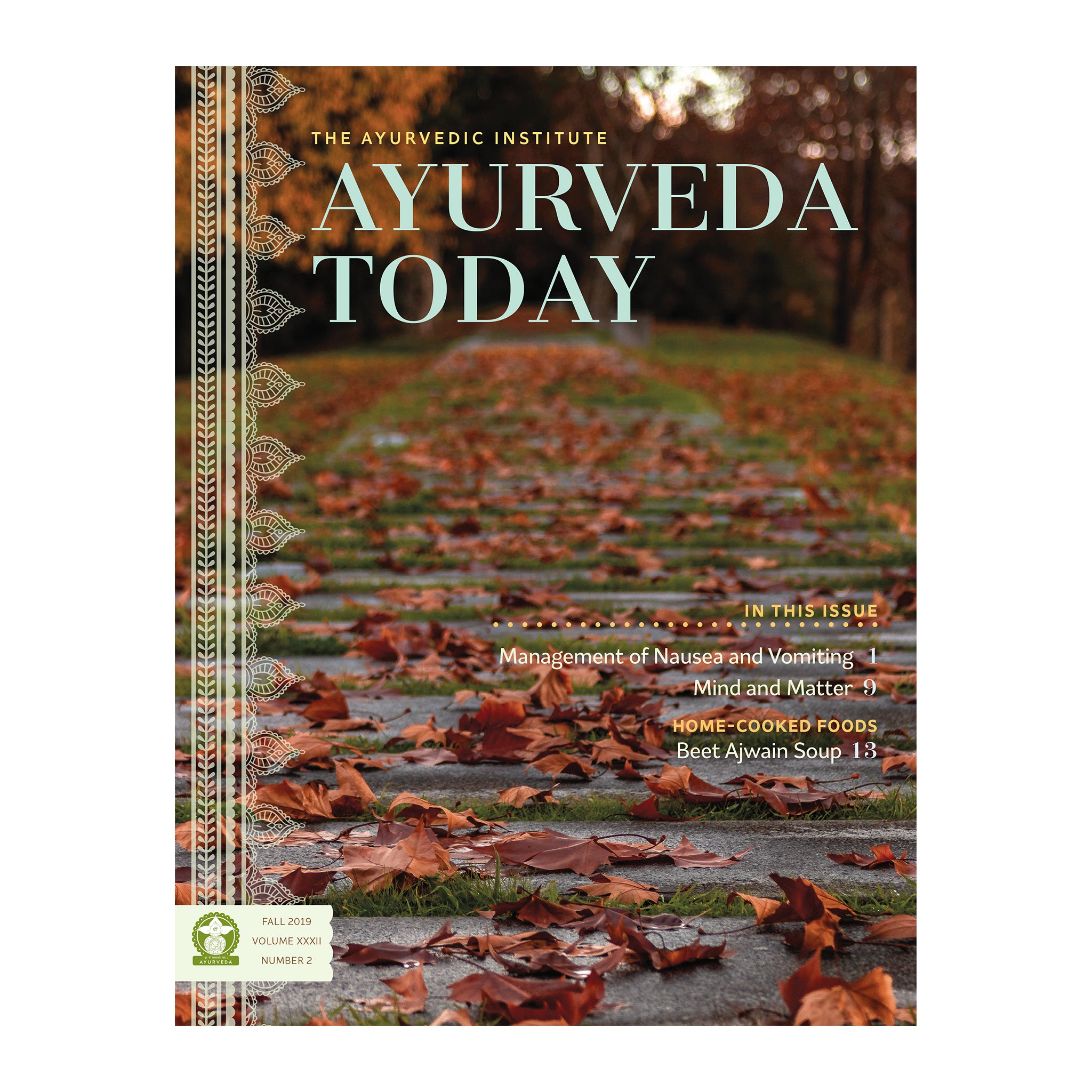 2019 Fall Ayurveda Today