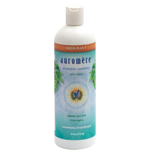 Auromere Ayurvedic Shampoo Neem Plus 5