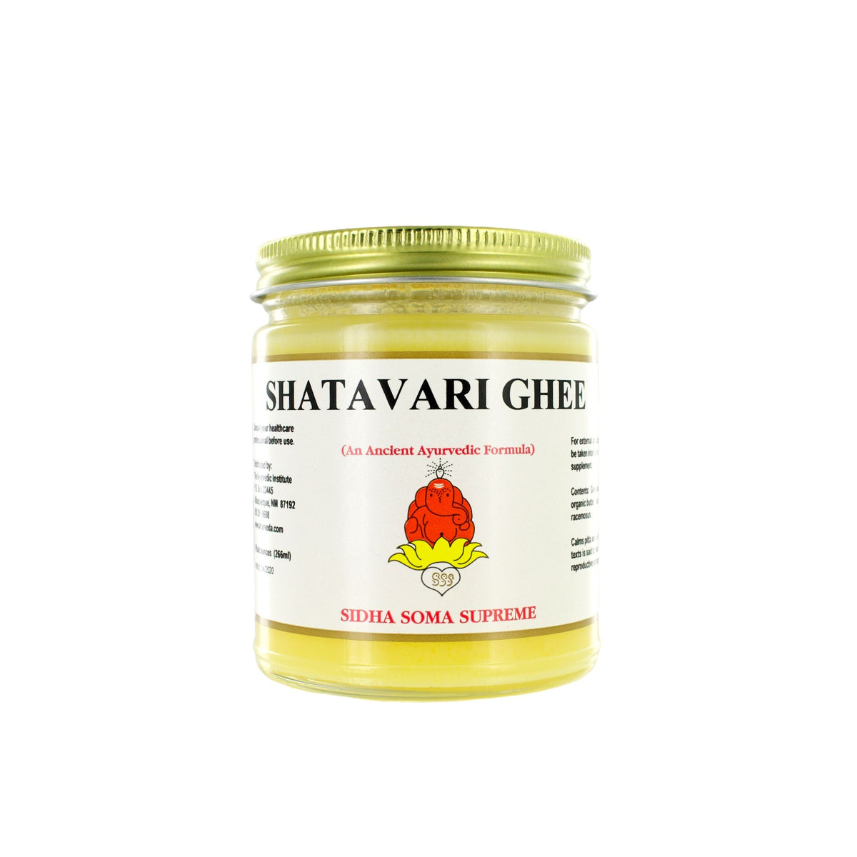 Shatavari Ghee 5.3 oz, Certified Organic