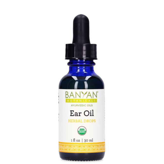 Banyan Botanicals Ear Oil 1 oz Ayurvedic Institute