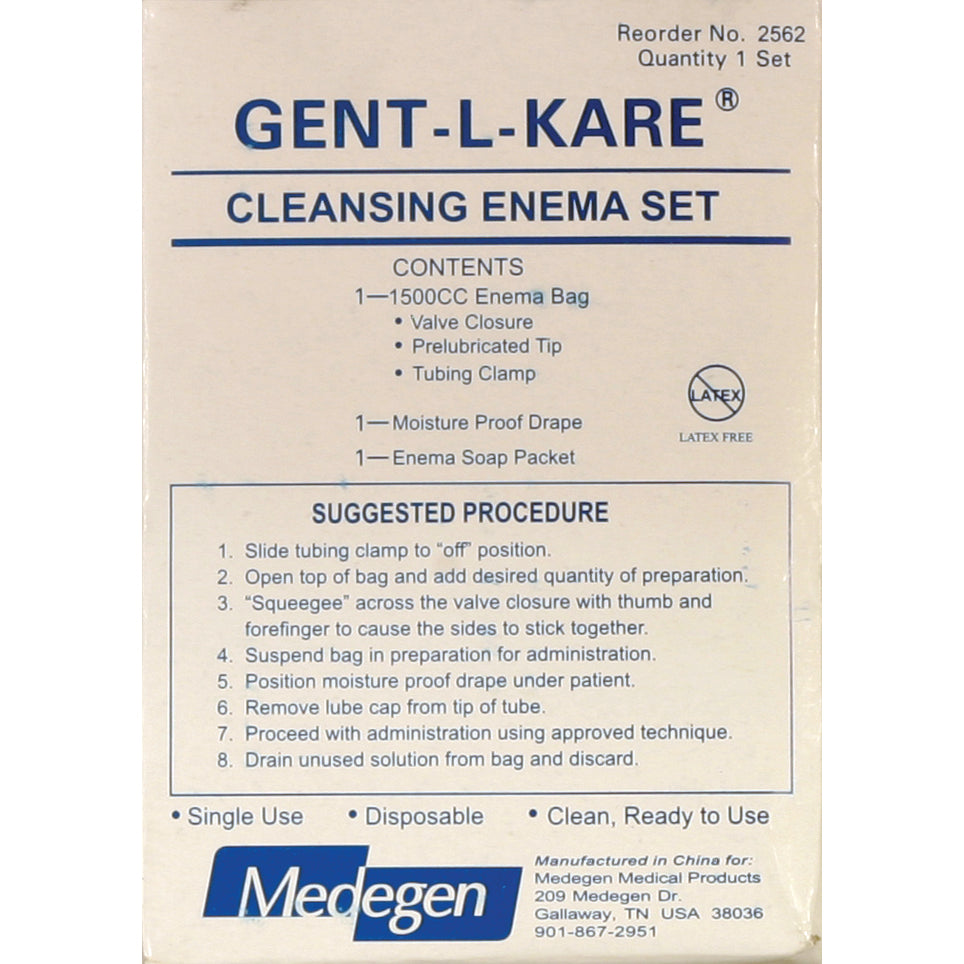 Gent-L-Care Enema Bag