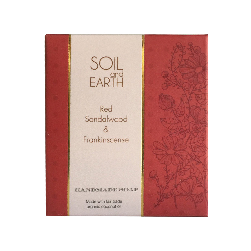 Soil and Earth Red Sandalwood & Frankincense Soap